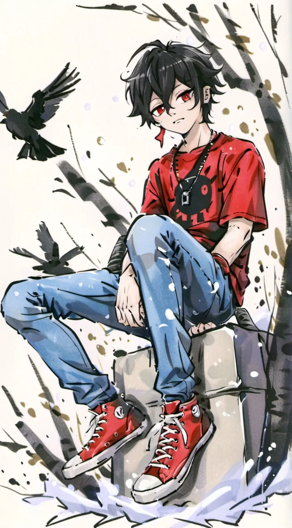 ai character: Hatchet background