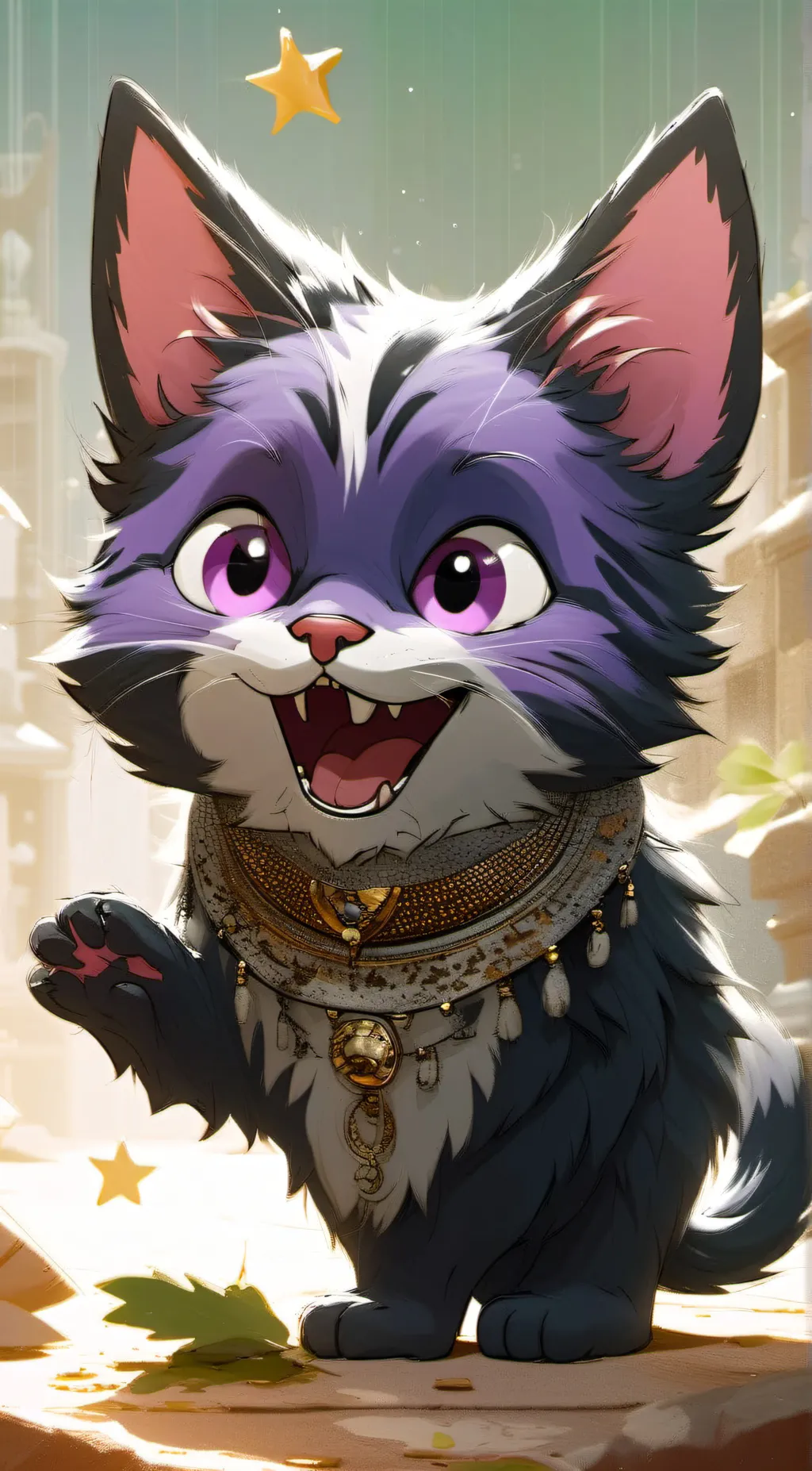 ai character: Catnap background