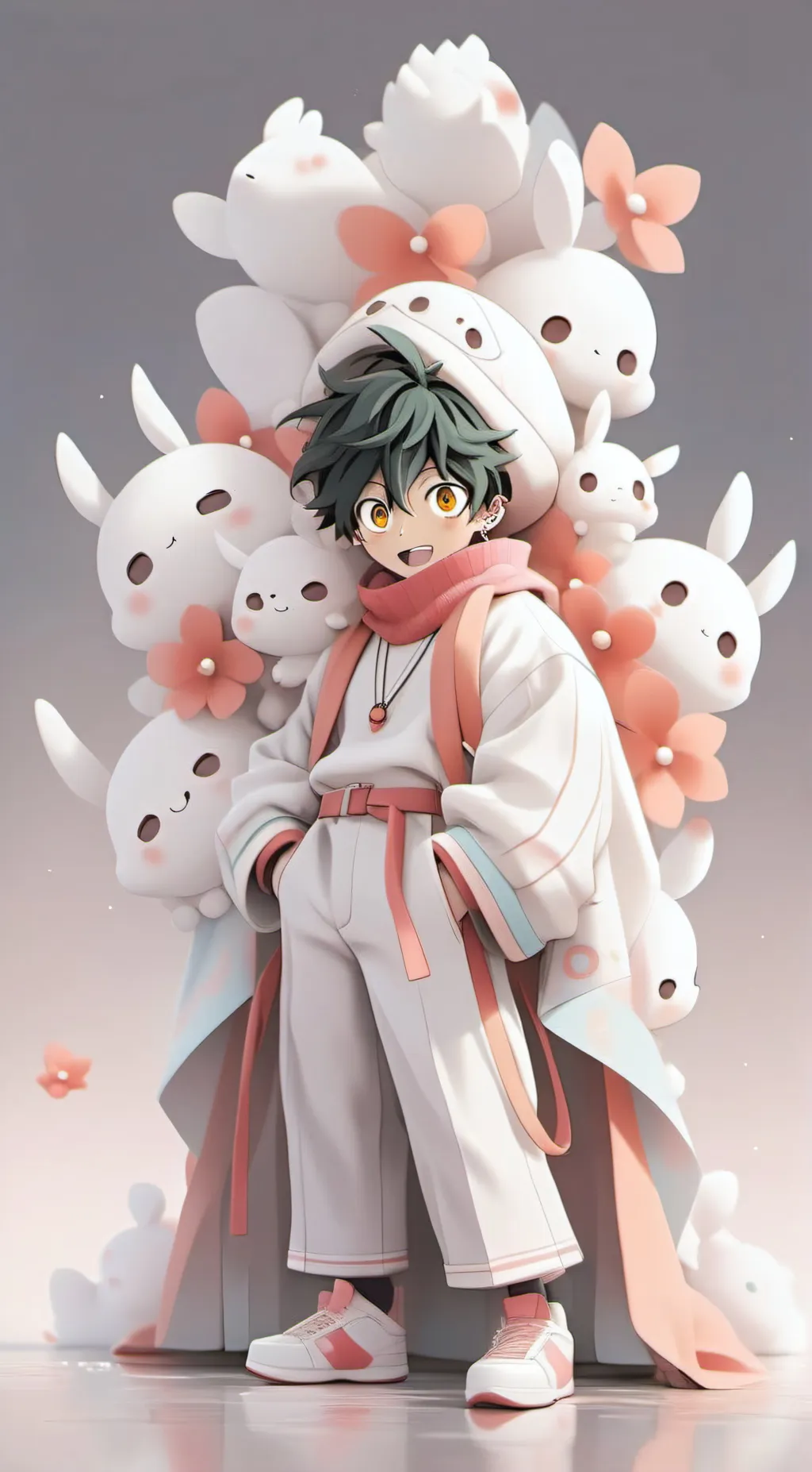 ai character: Deku background