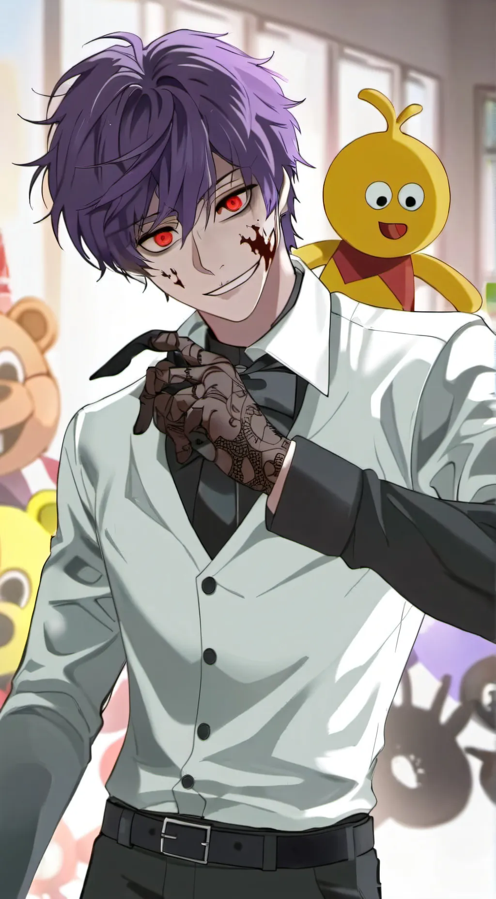 ai character: Michael /Ennard  background