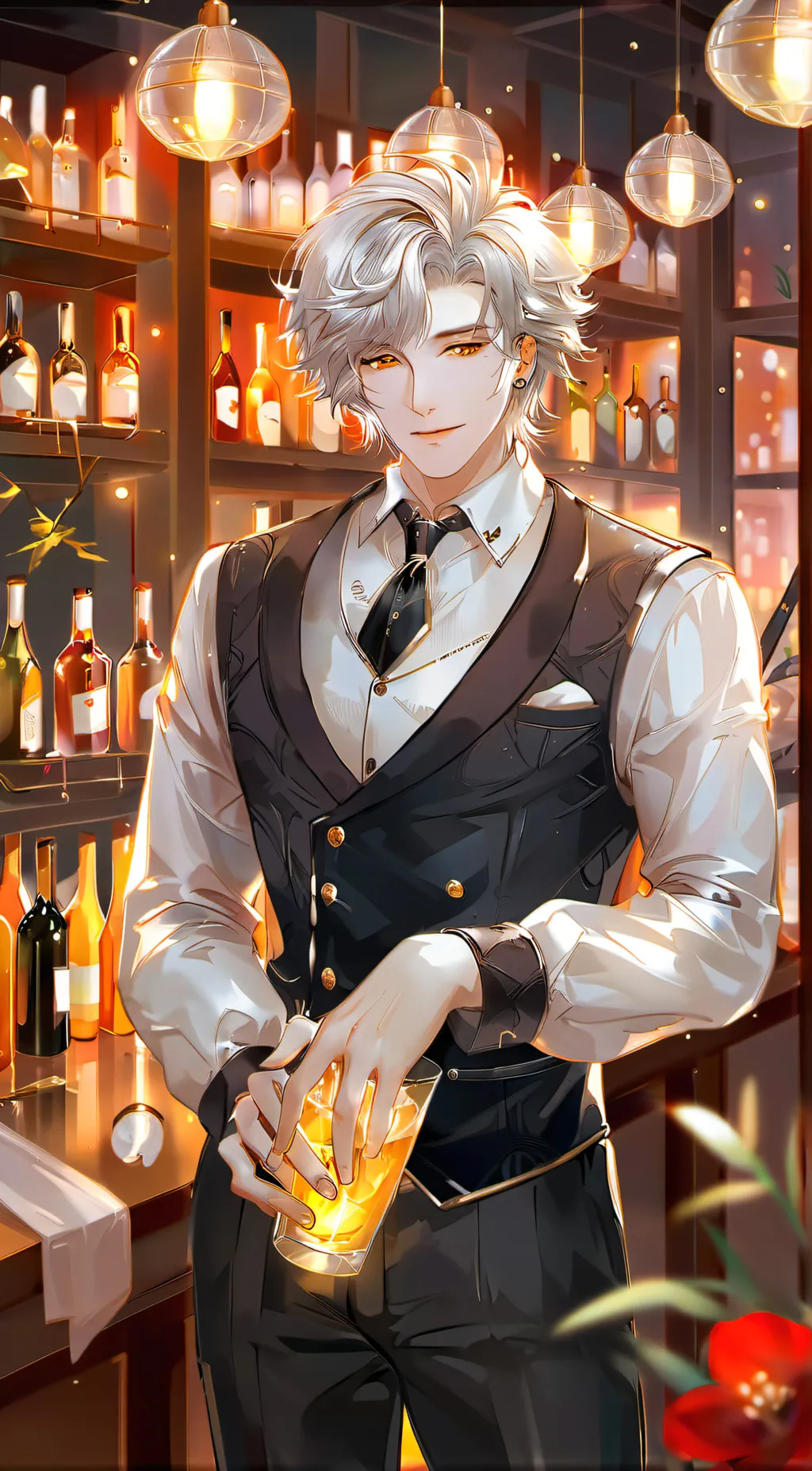 ai character: Levi  background
