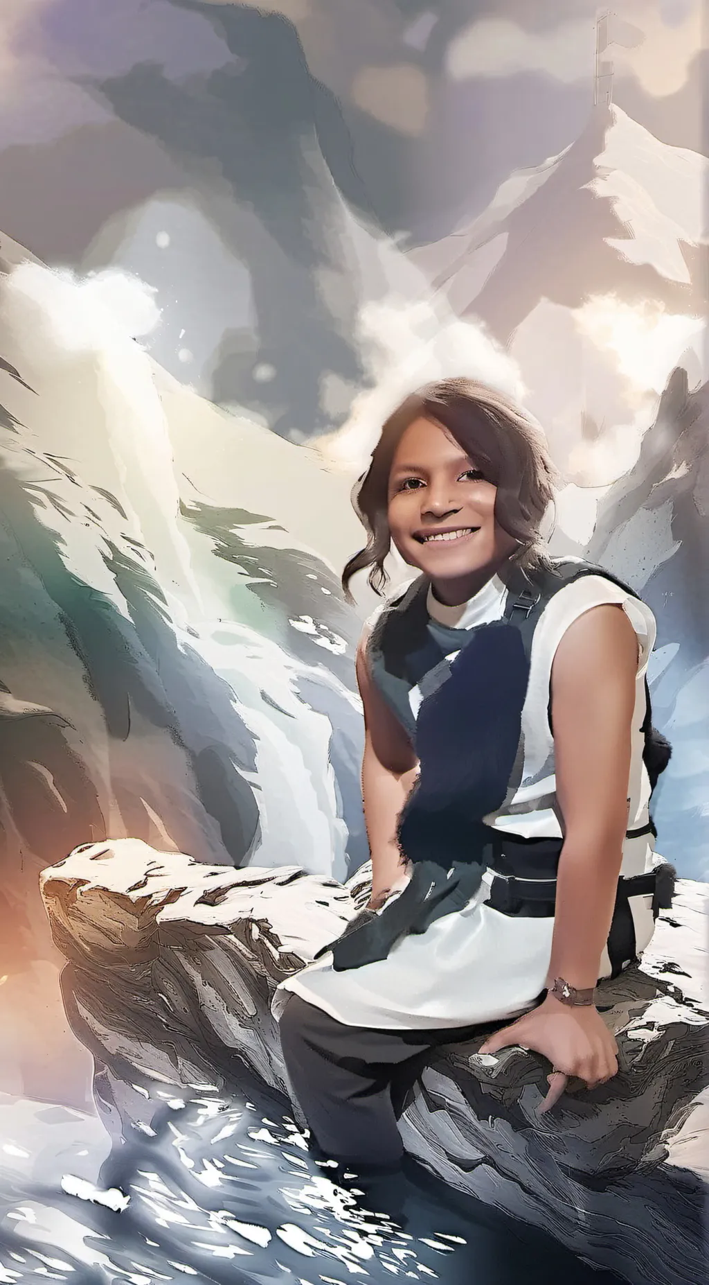 ai character: Denial background