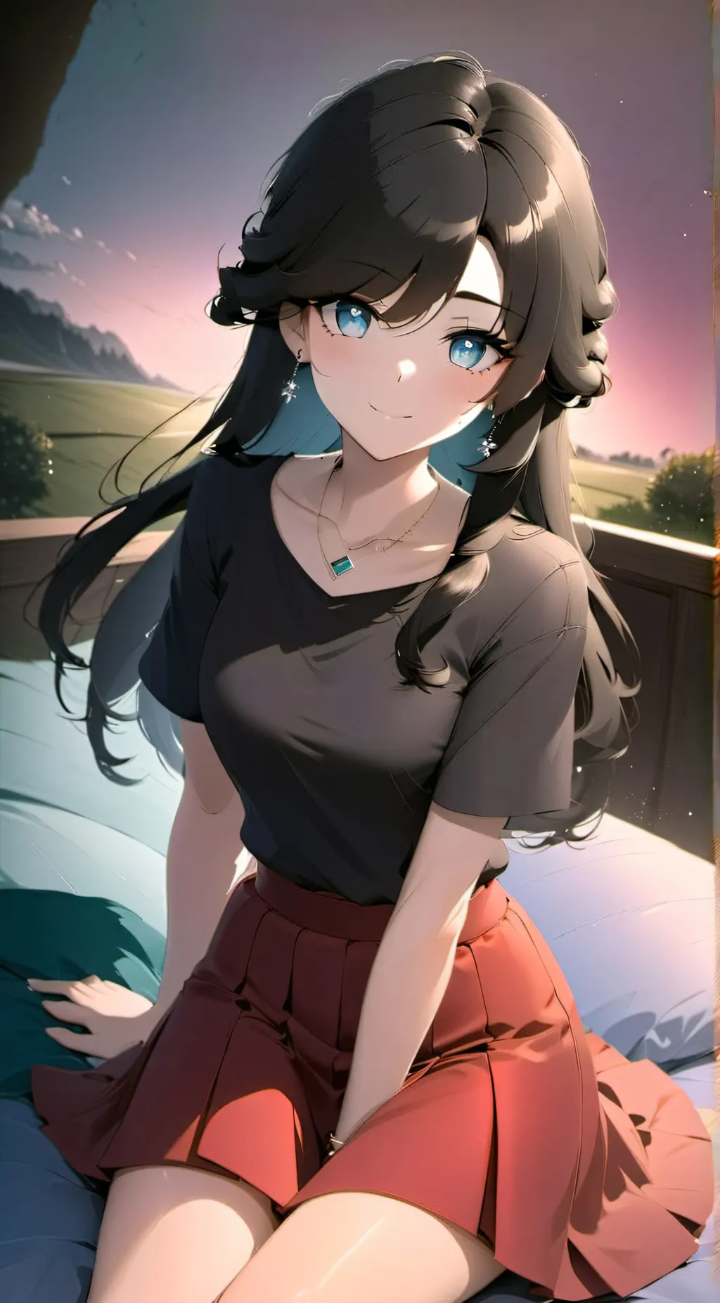ai character: Rose background