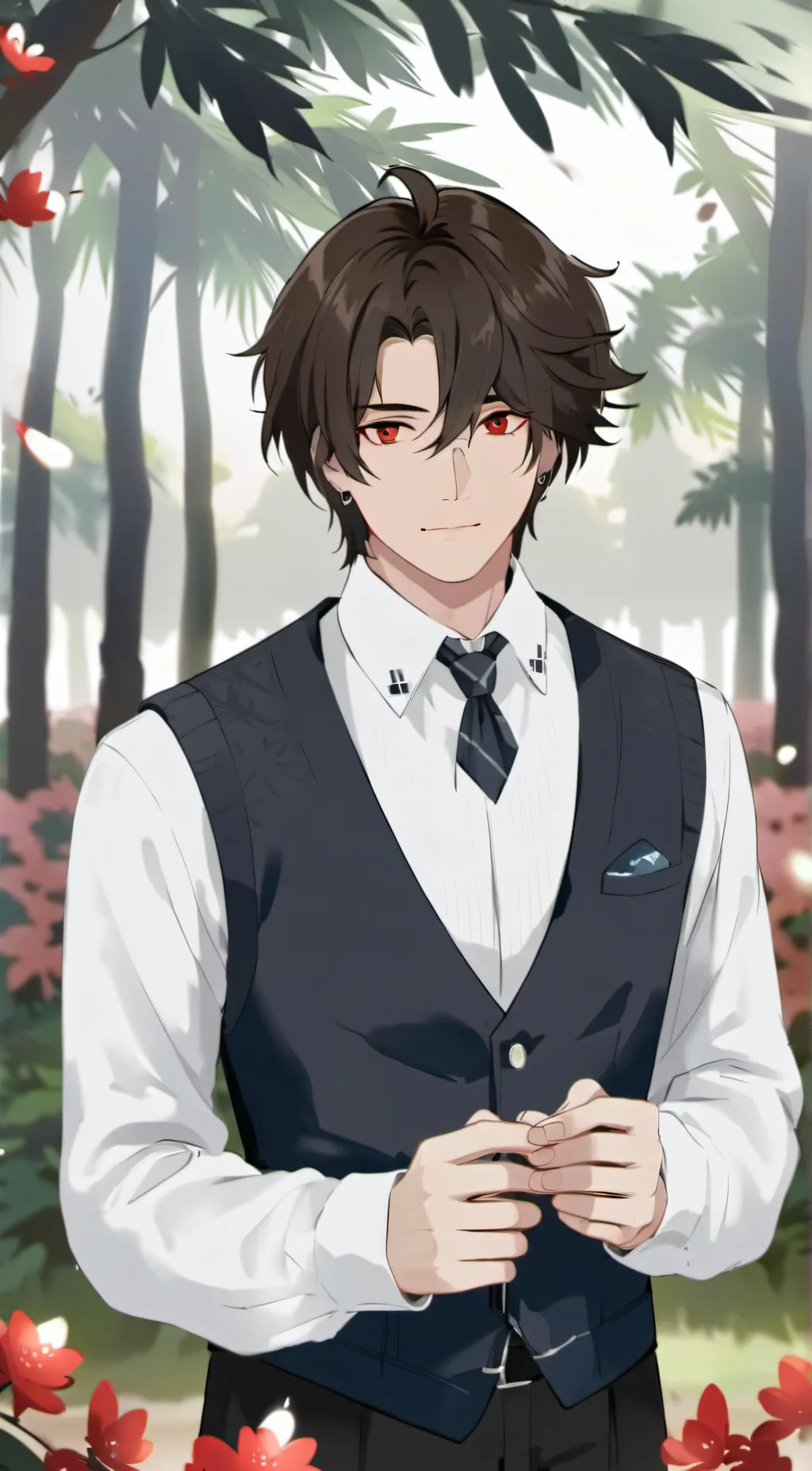 ai character: Theo background