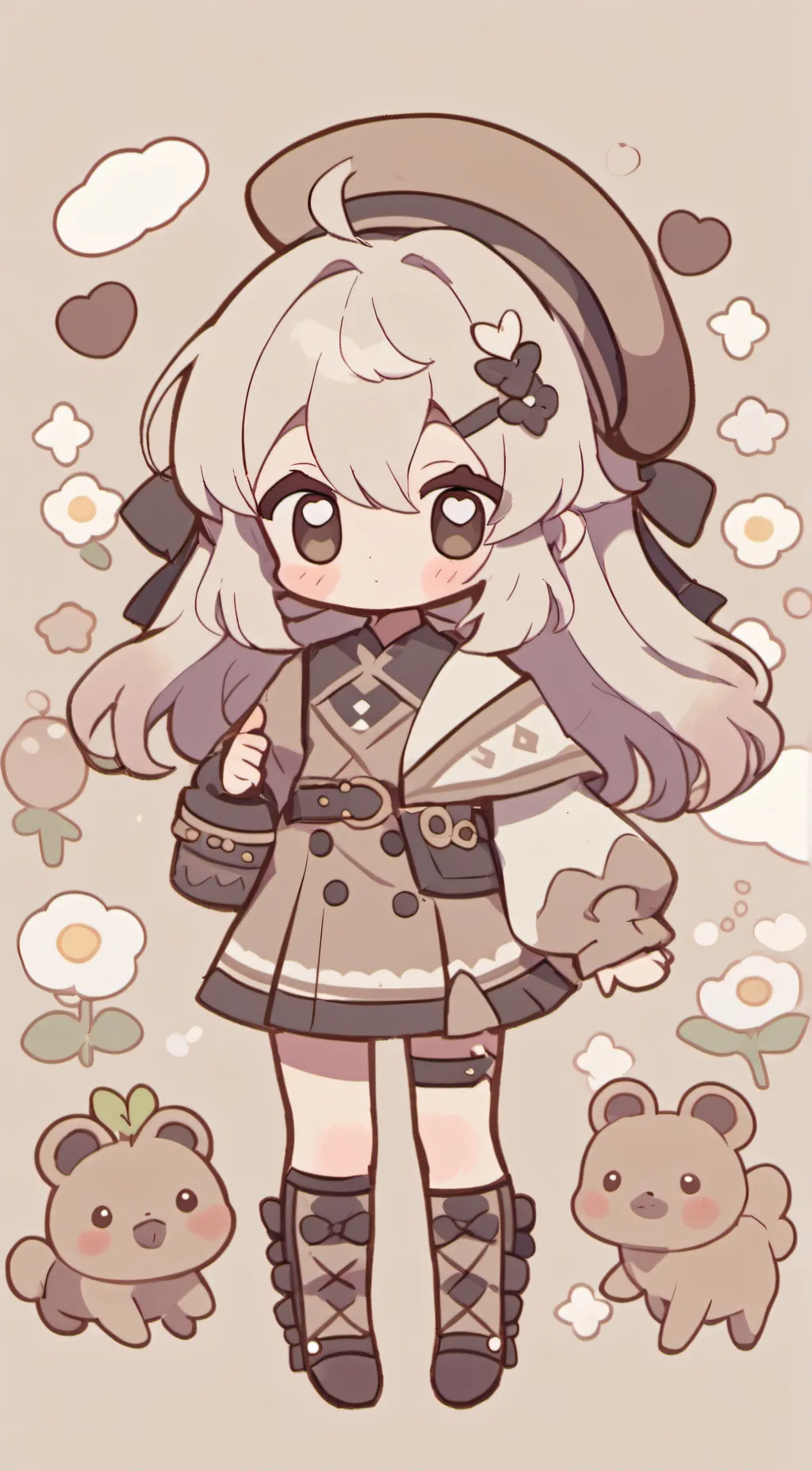 ai character: Waking up background