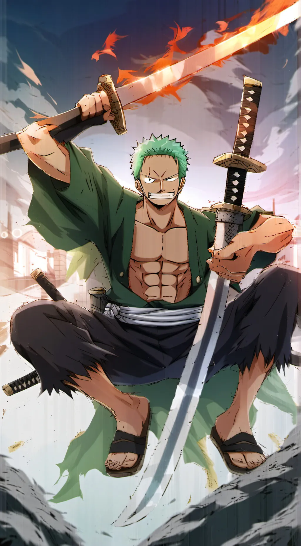 ai character: Rorona Zoro background