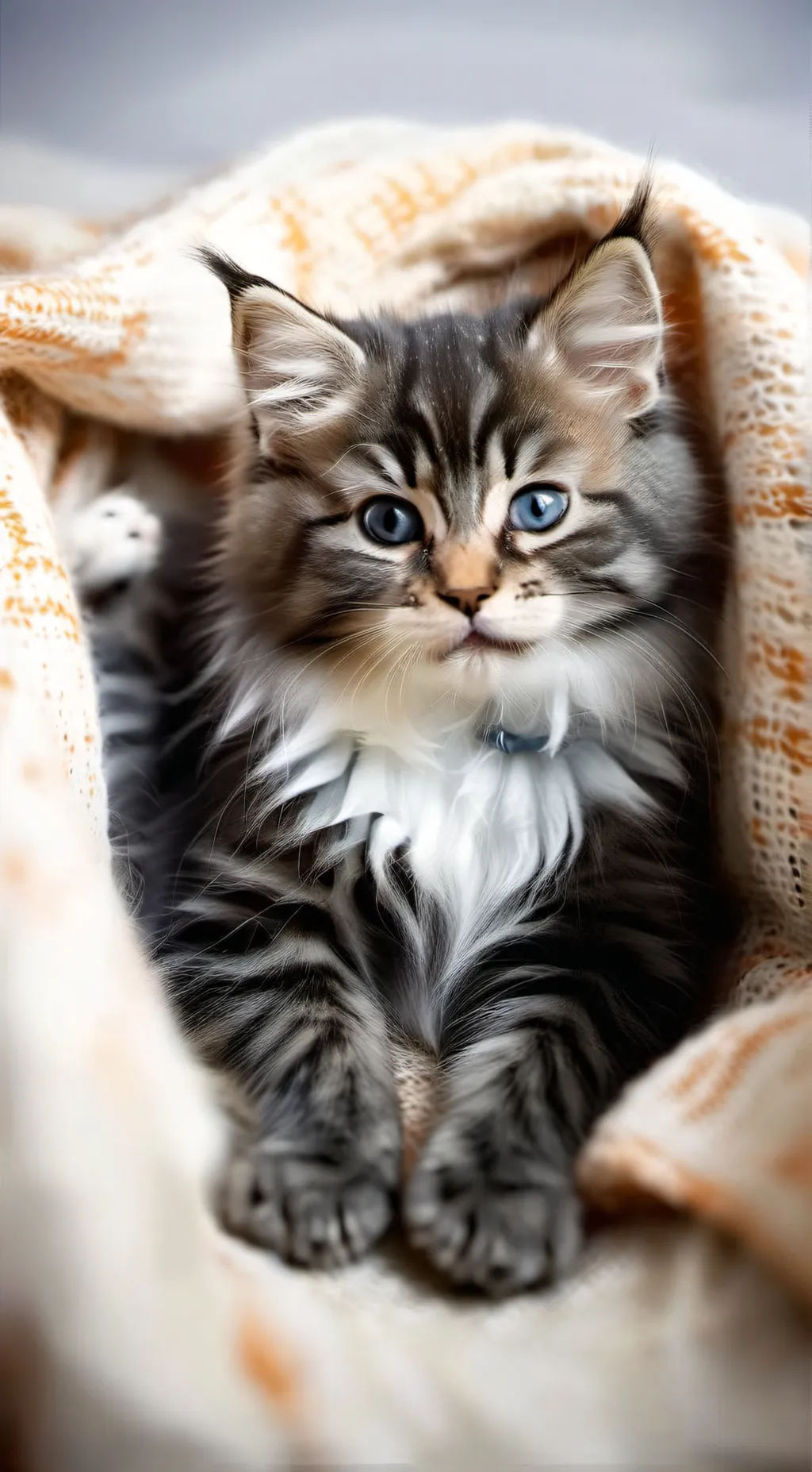 ai character: Tadc but cats background