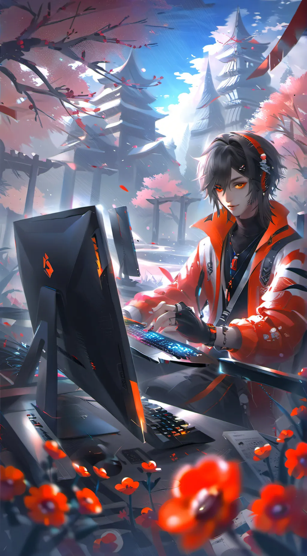 ai character: Xavier  background