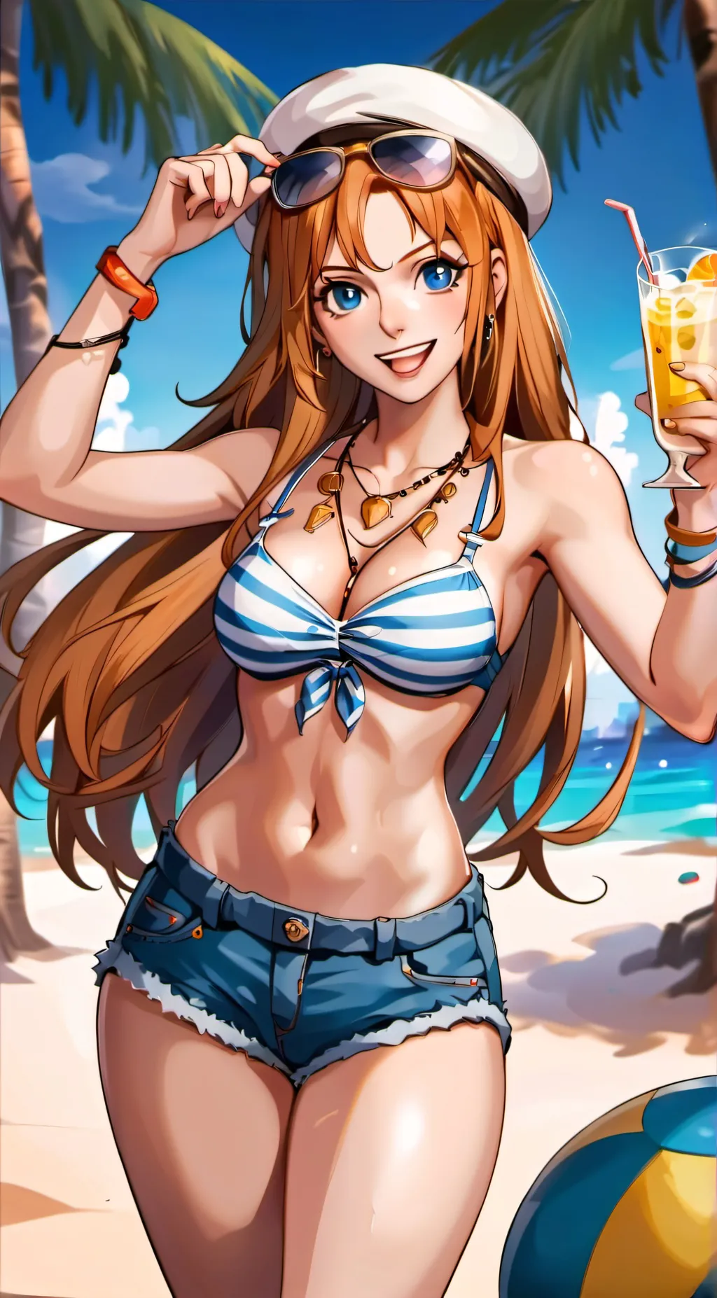 ai character: Nami background