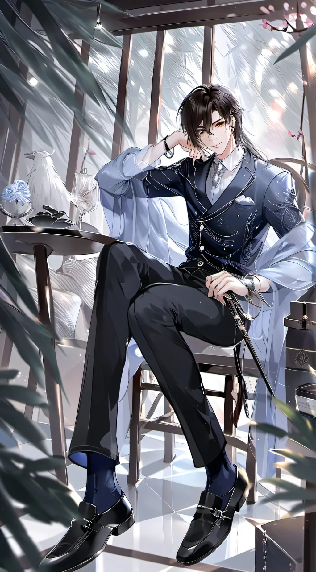 ai character: Max background