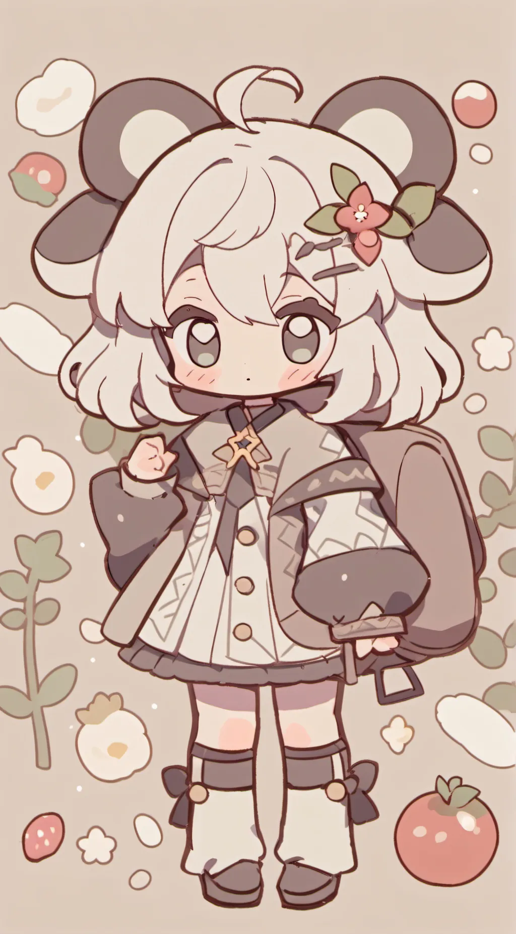 ai character: izzy background