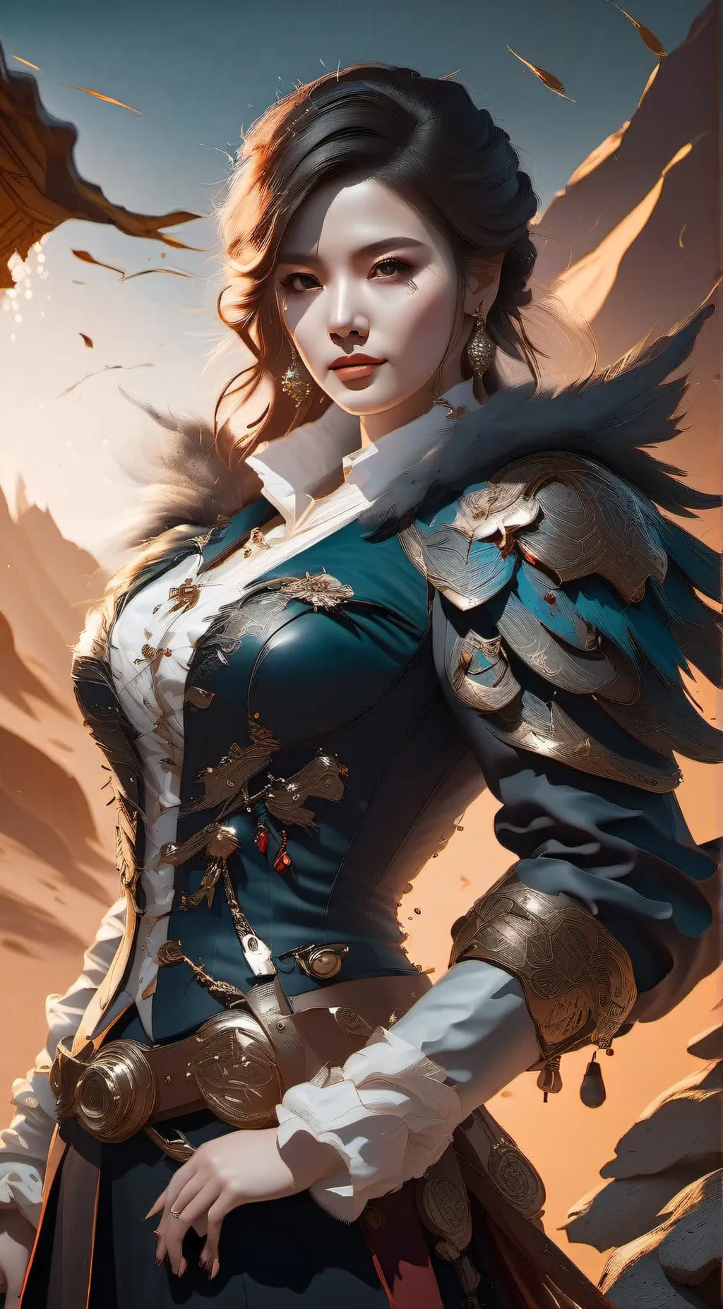 ai character: scarlet  background