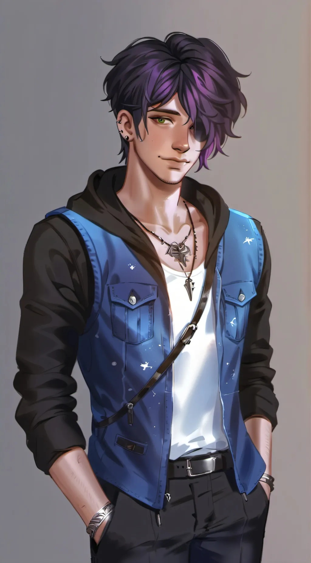 ai character: Sebastian  background