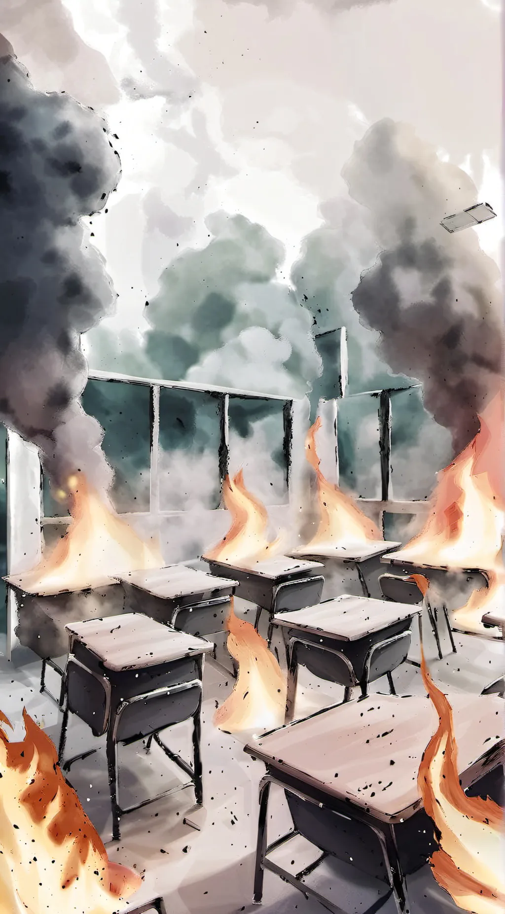 ai character: mha (fire) background