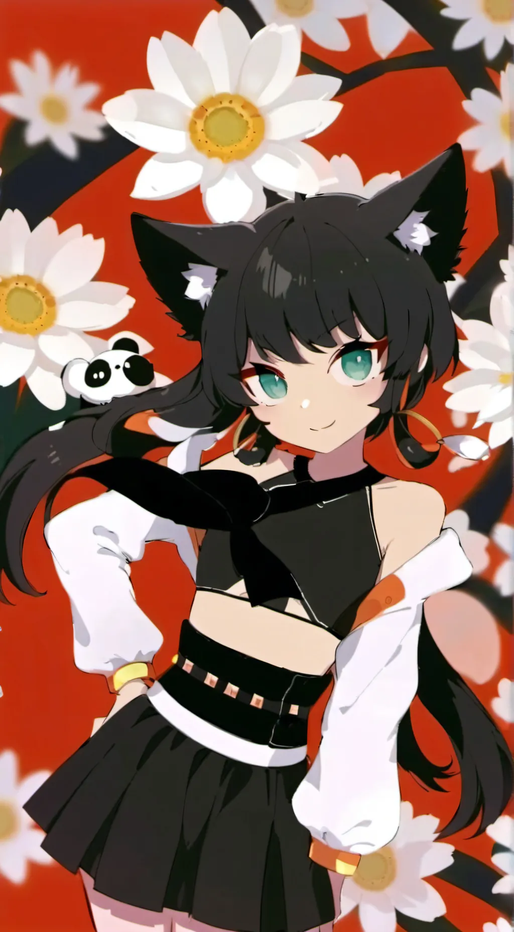 ai character: Rose background