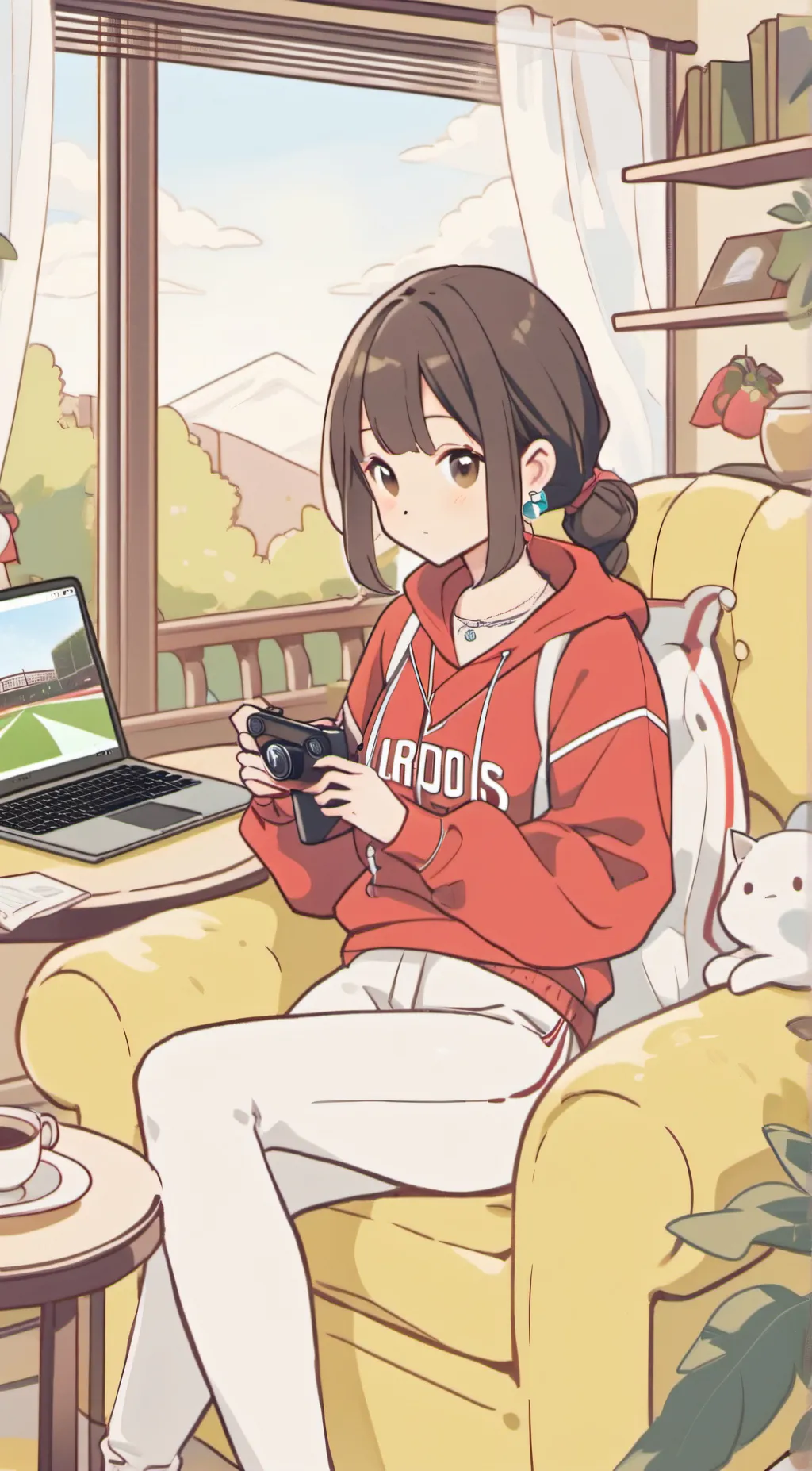 ai character: Jamie  background