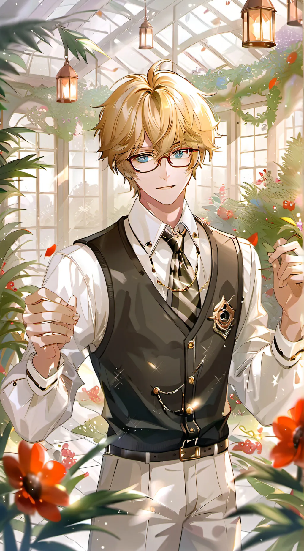 ai character: Carter background