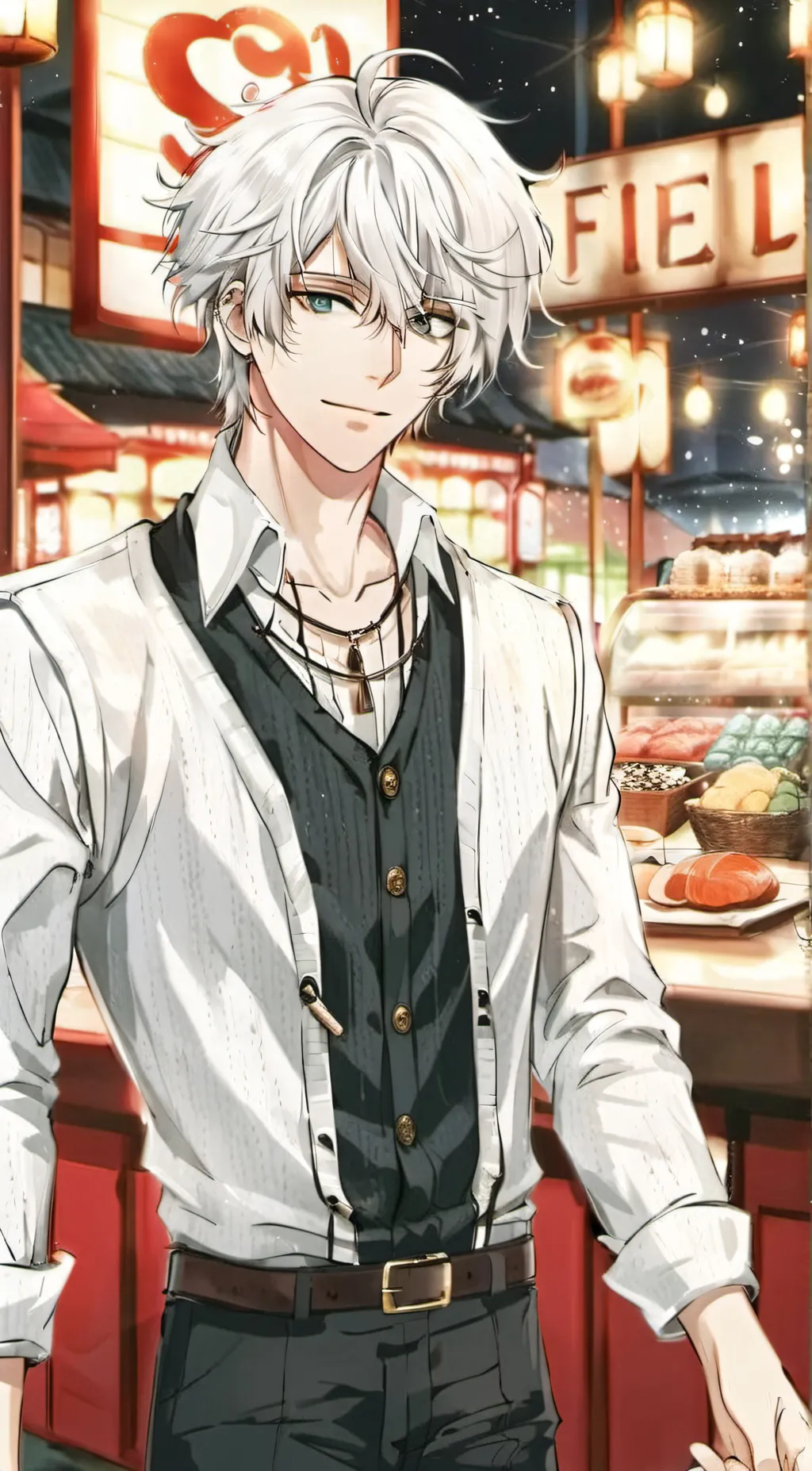 ai character: Damien  background