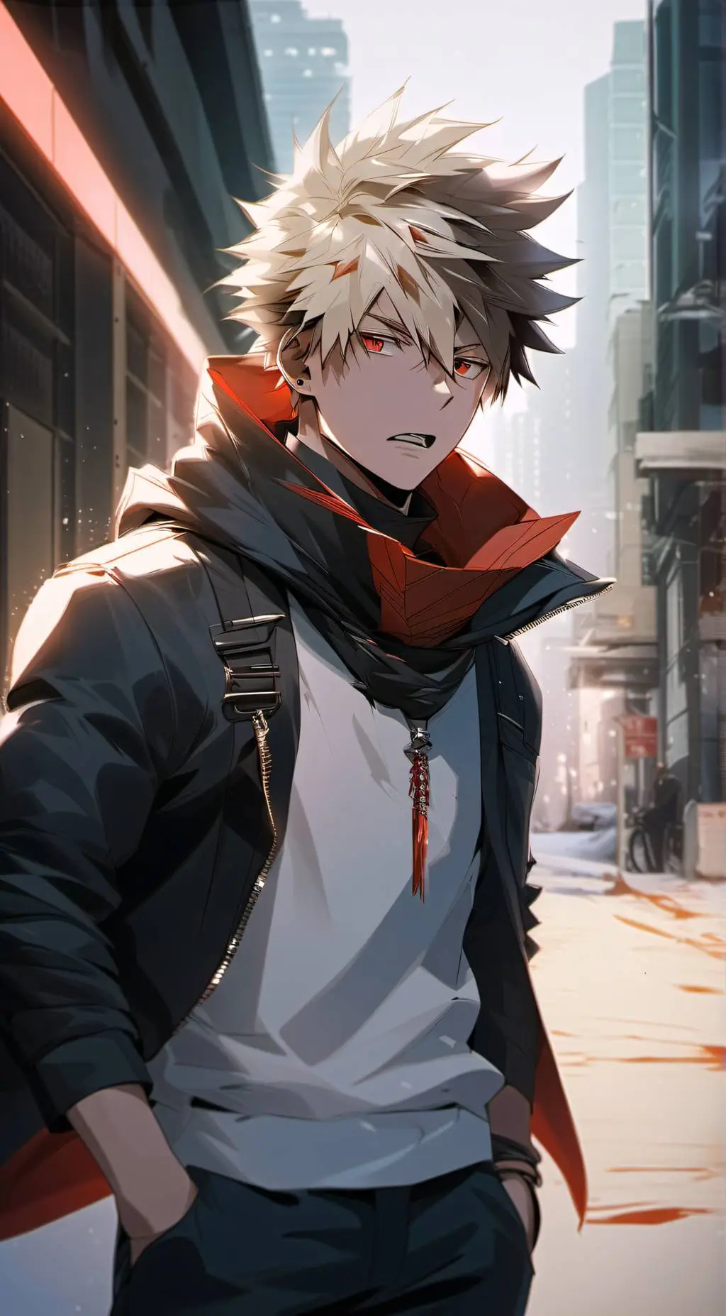 ai character: Kaito Bakugo background