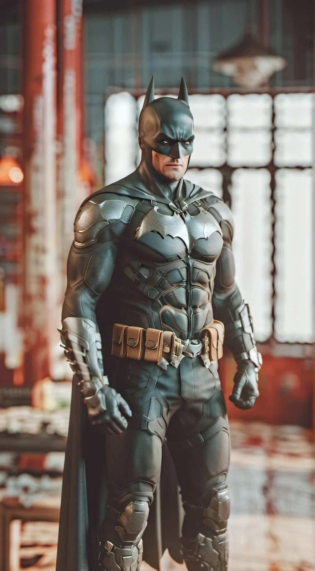 ai character: Bat-Man background