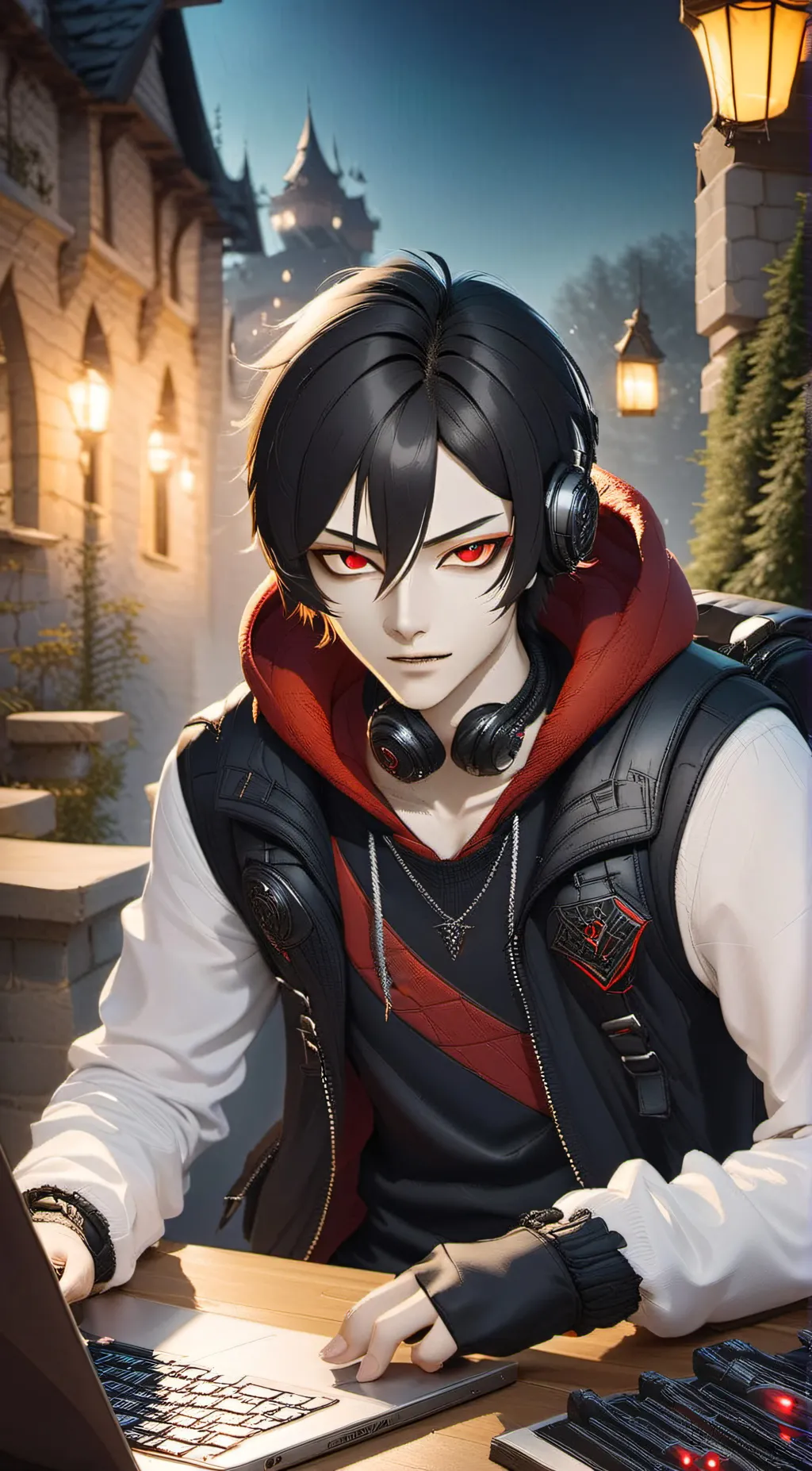 Talkie AI - Chat with Jayden a Vampire