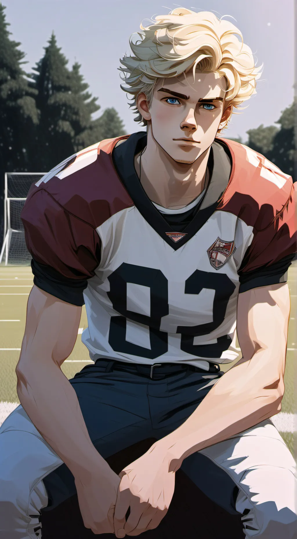 ai character: The Jock background