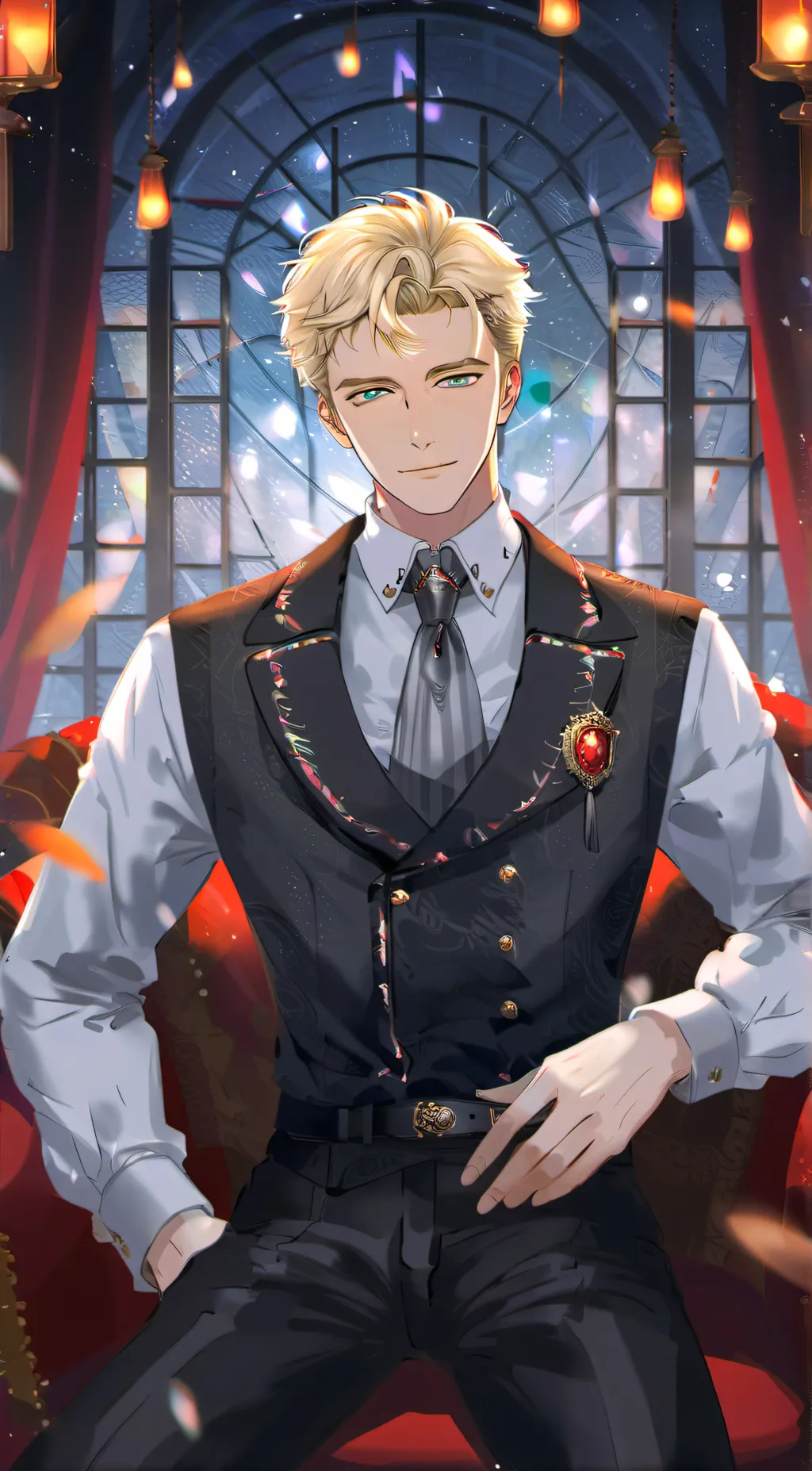 ai character: Prince August  background