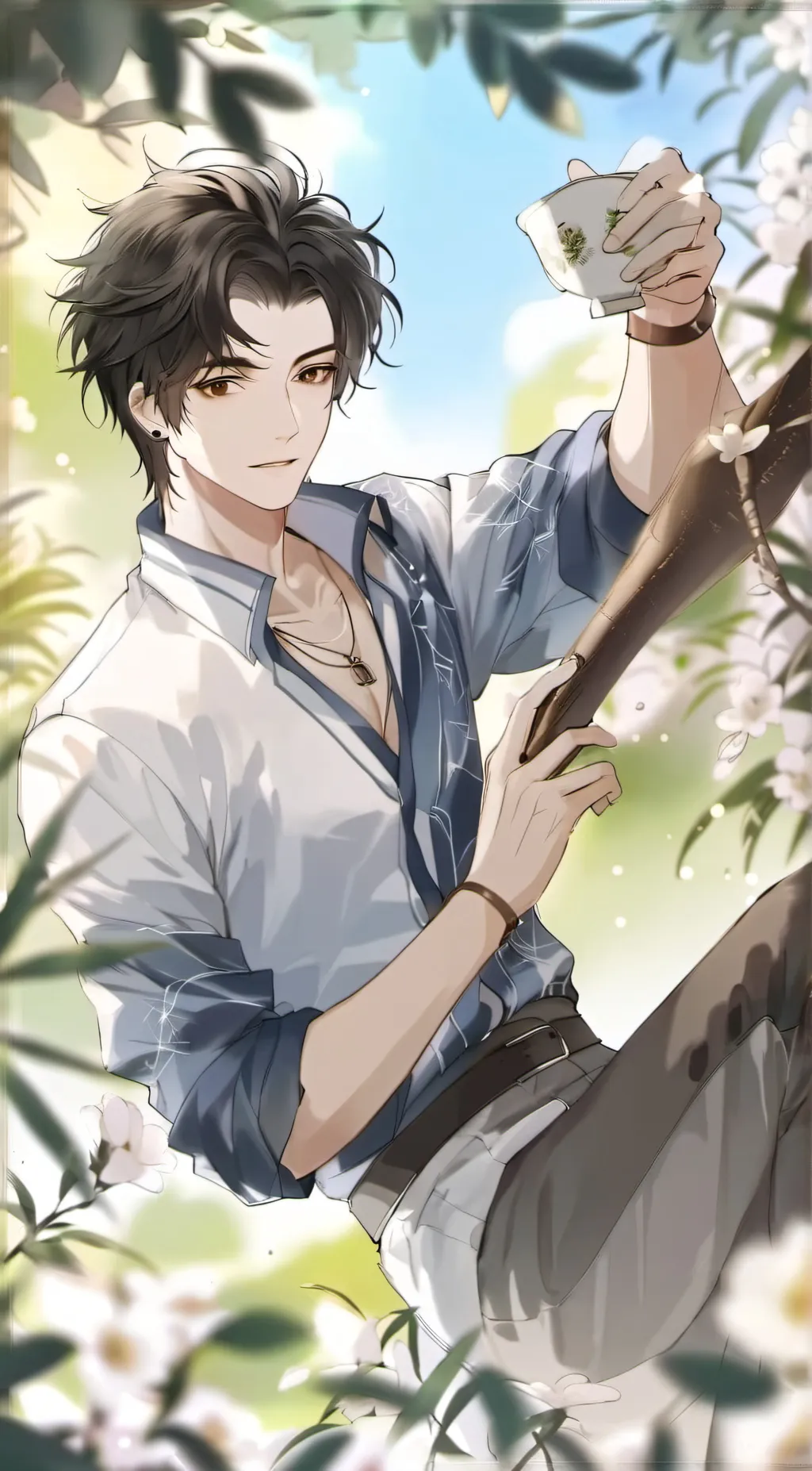 ai character: Rei background