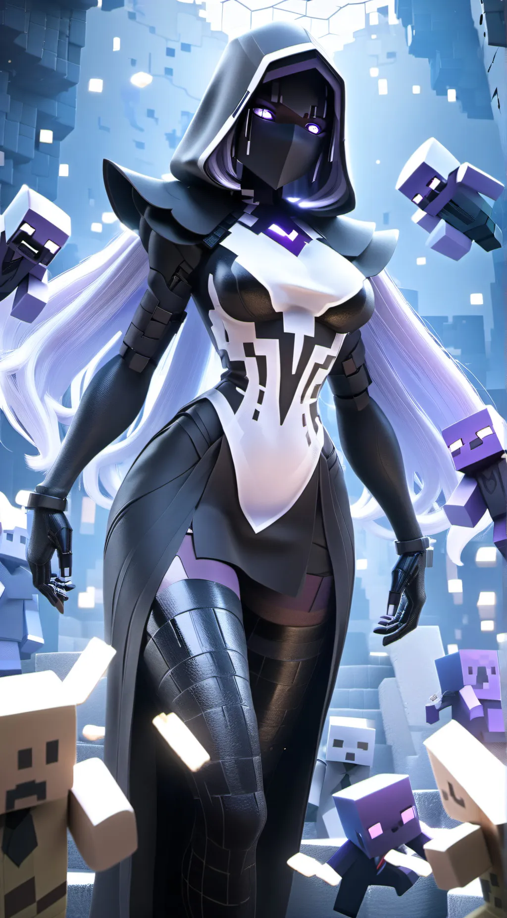 ai character: Queen Obscura background
