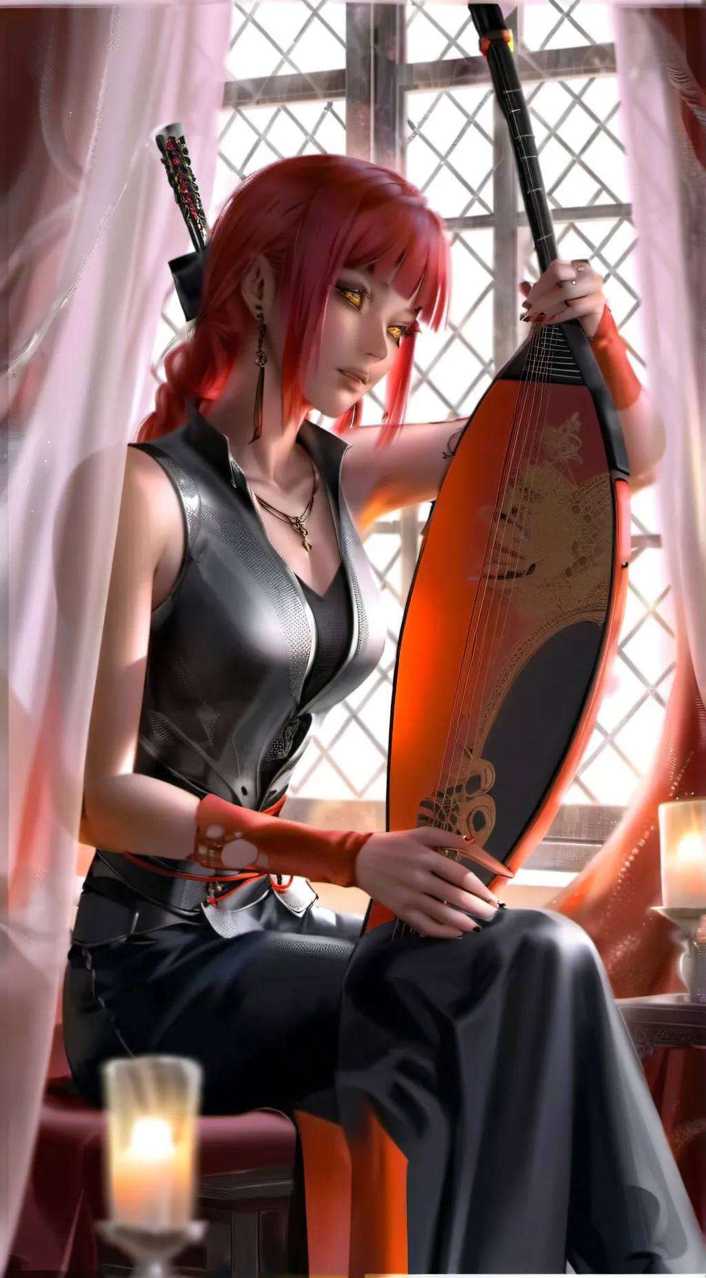 ai character: Makima background