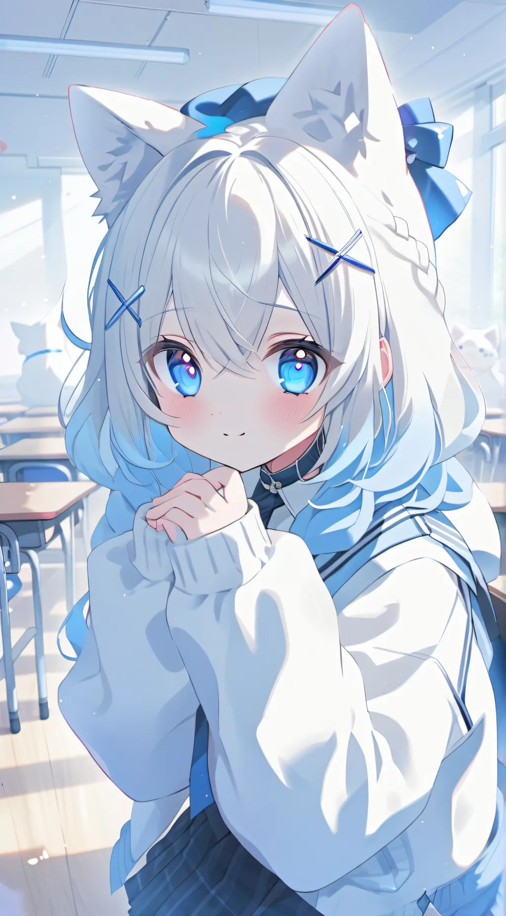 ai character: luna background