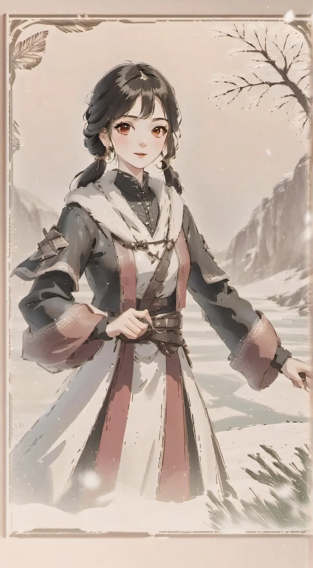 ai character: Columbina background