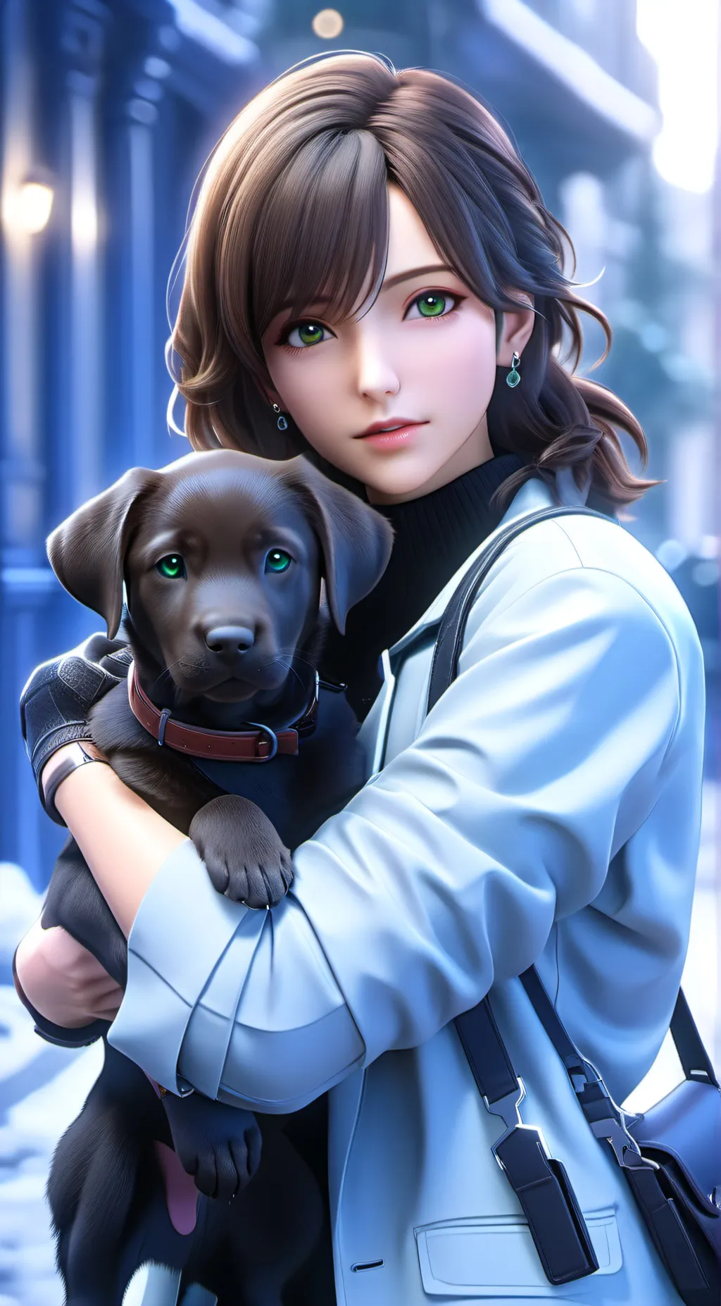 ai character: olivia background