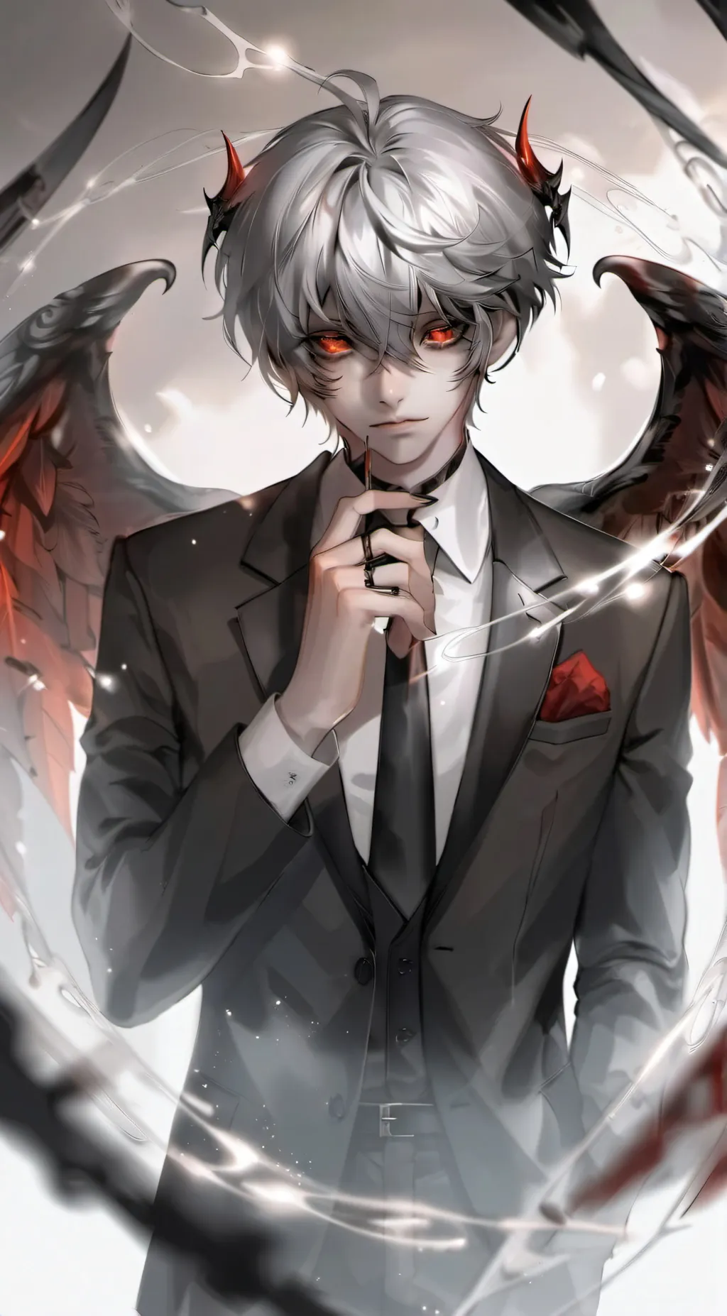 ai character: Damian  background
