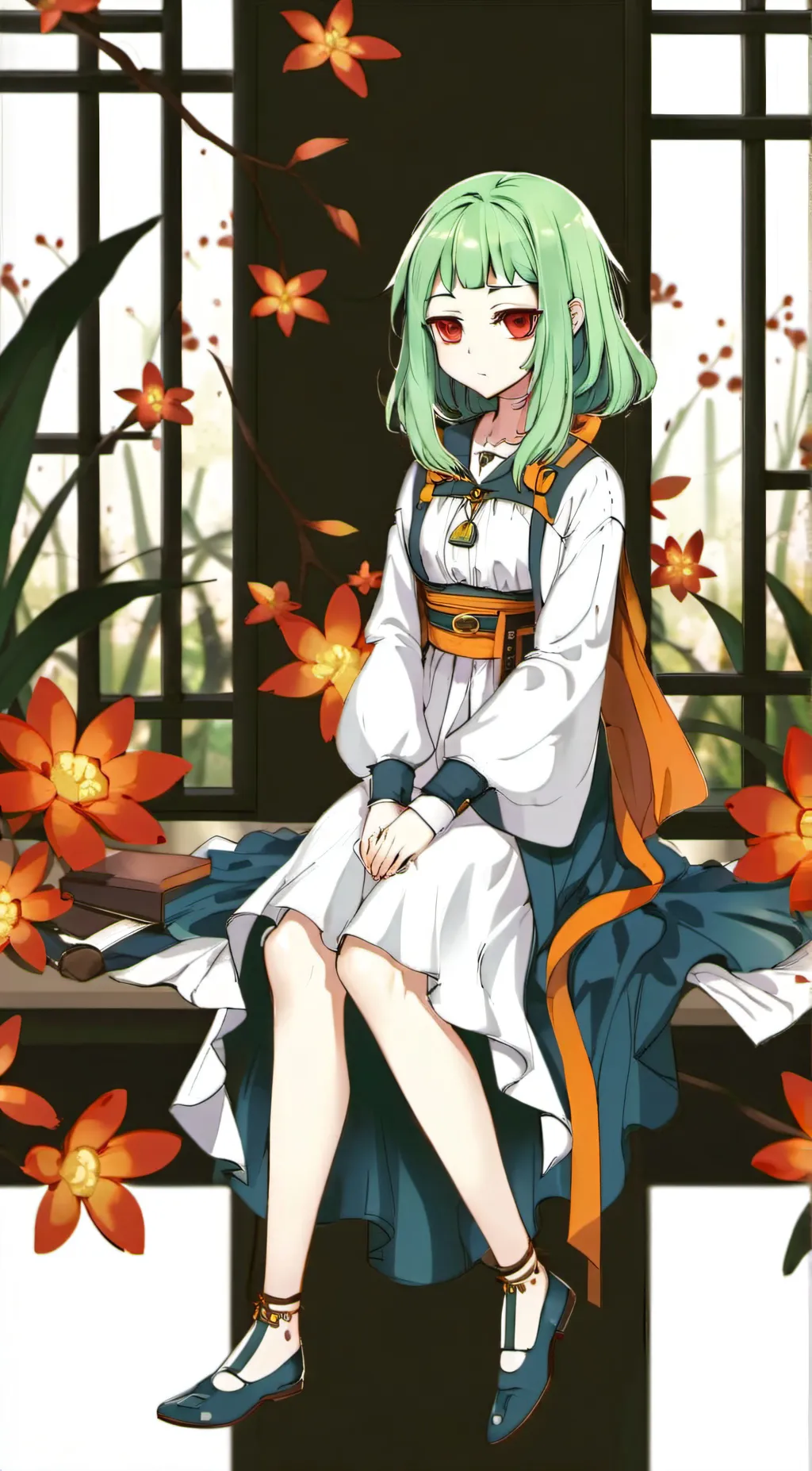 ai character: Nanamie Sakura background