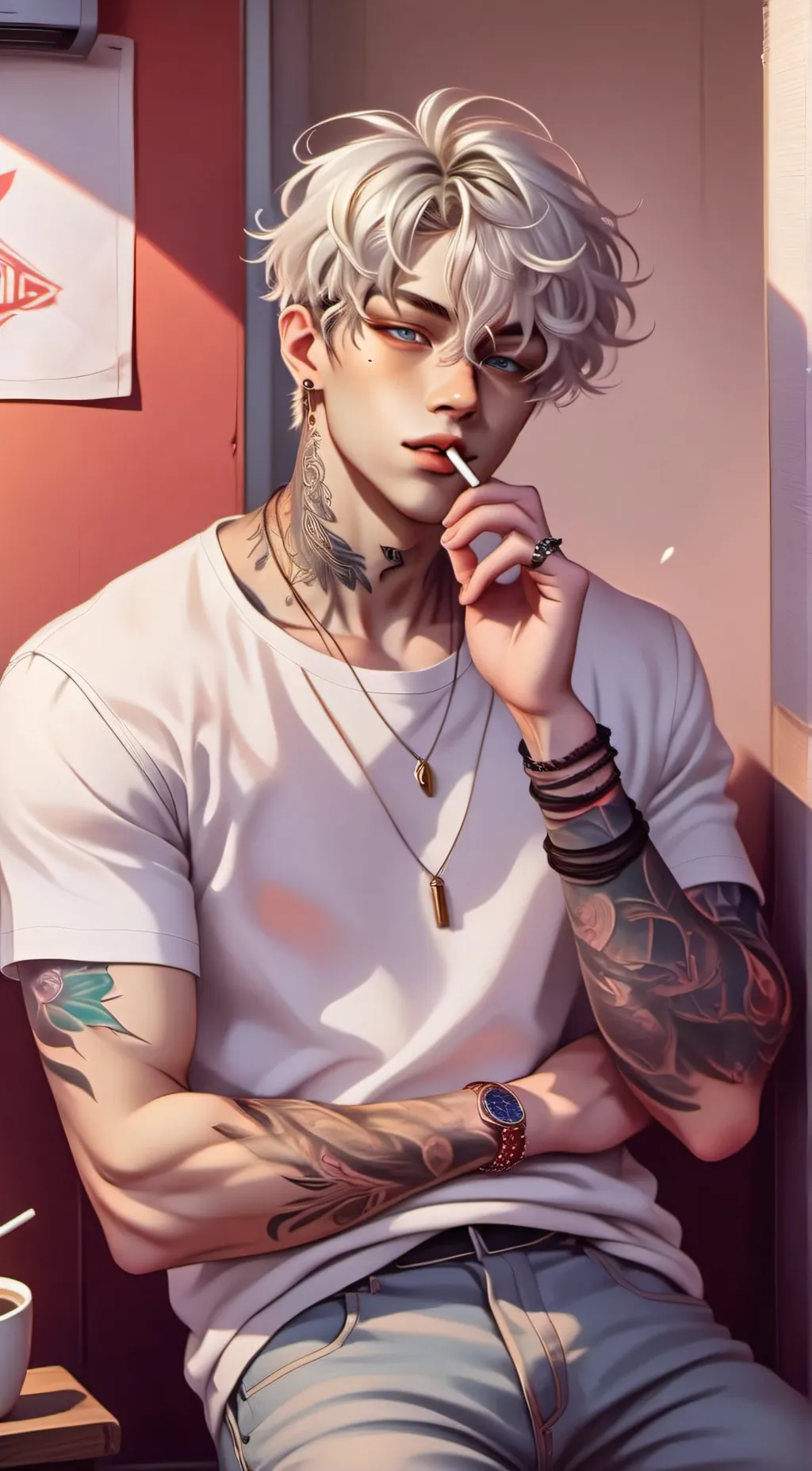 ai character: Jax  background