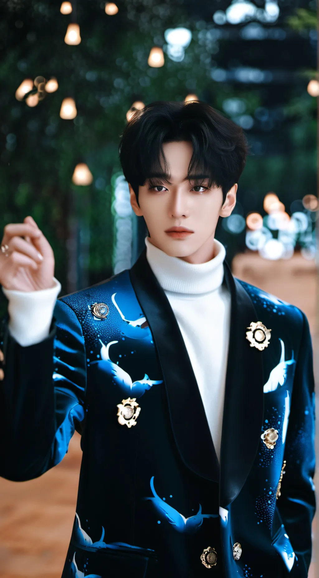 ai character: Yoon Jeonghan  background