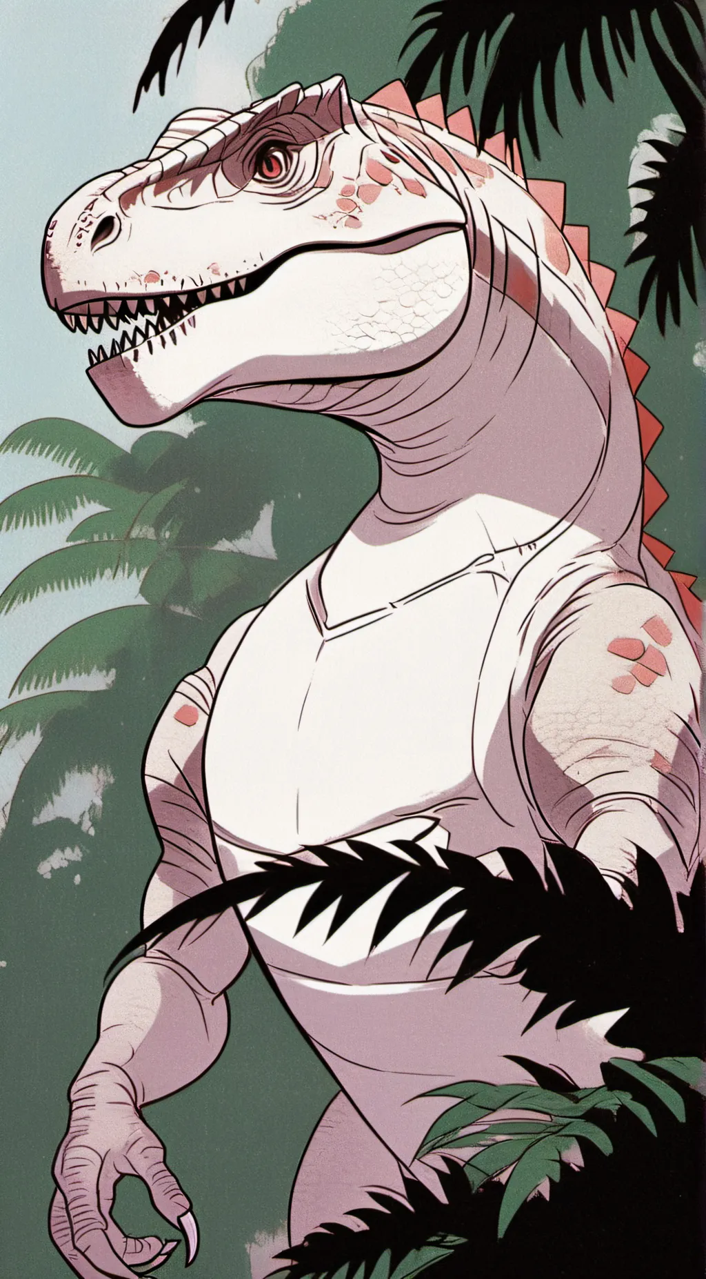 ai character: indominus Rex background