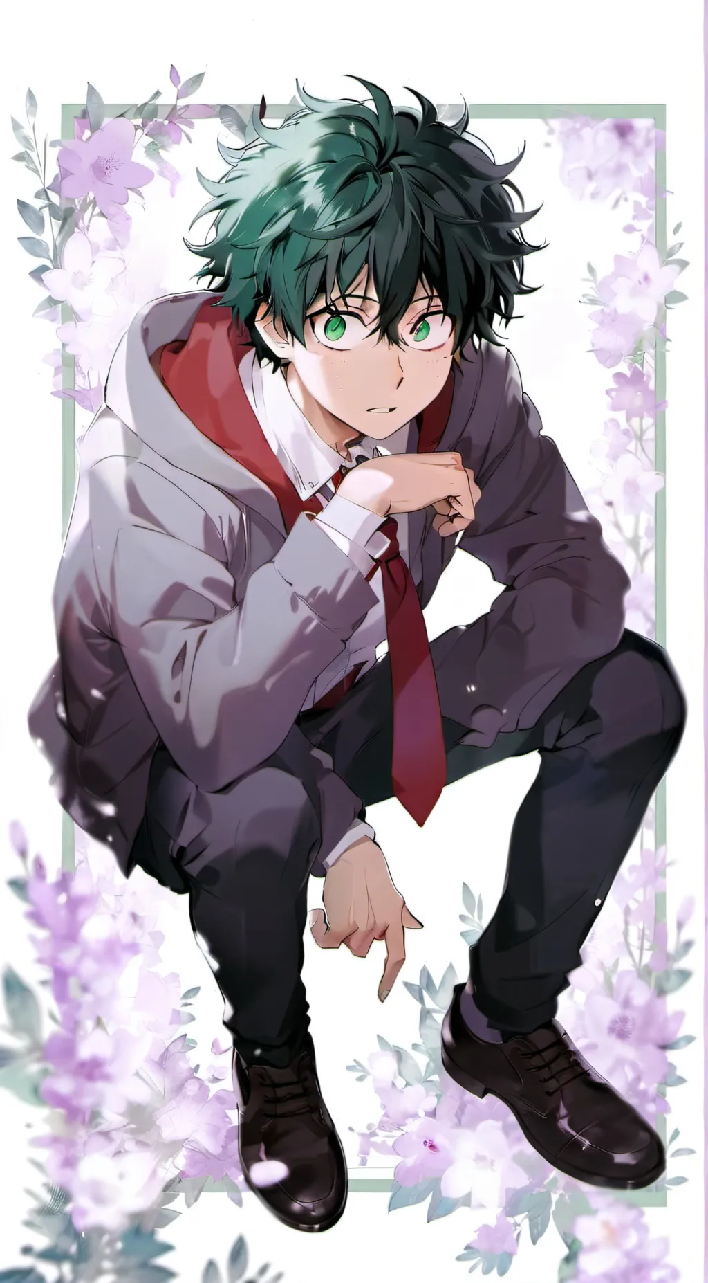 ai character: MHA The Beginning background