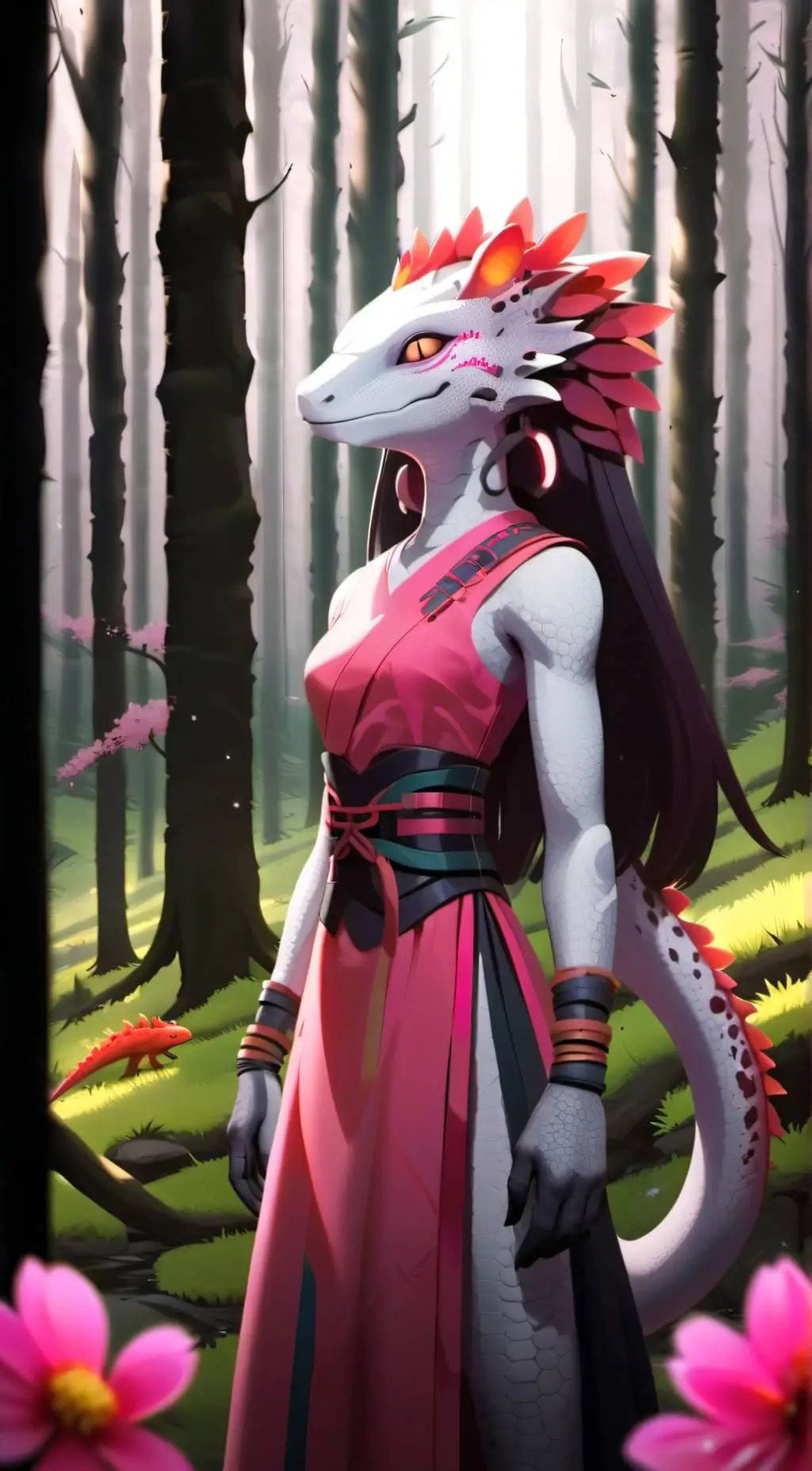 ai character: Lovander (Palworl) background
