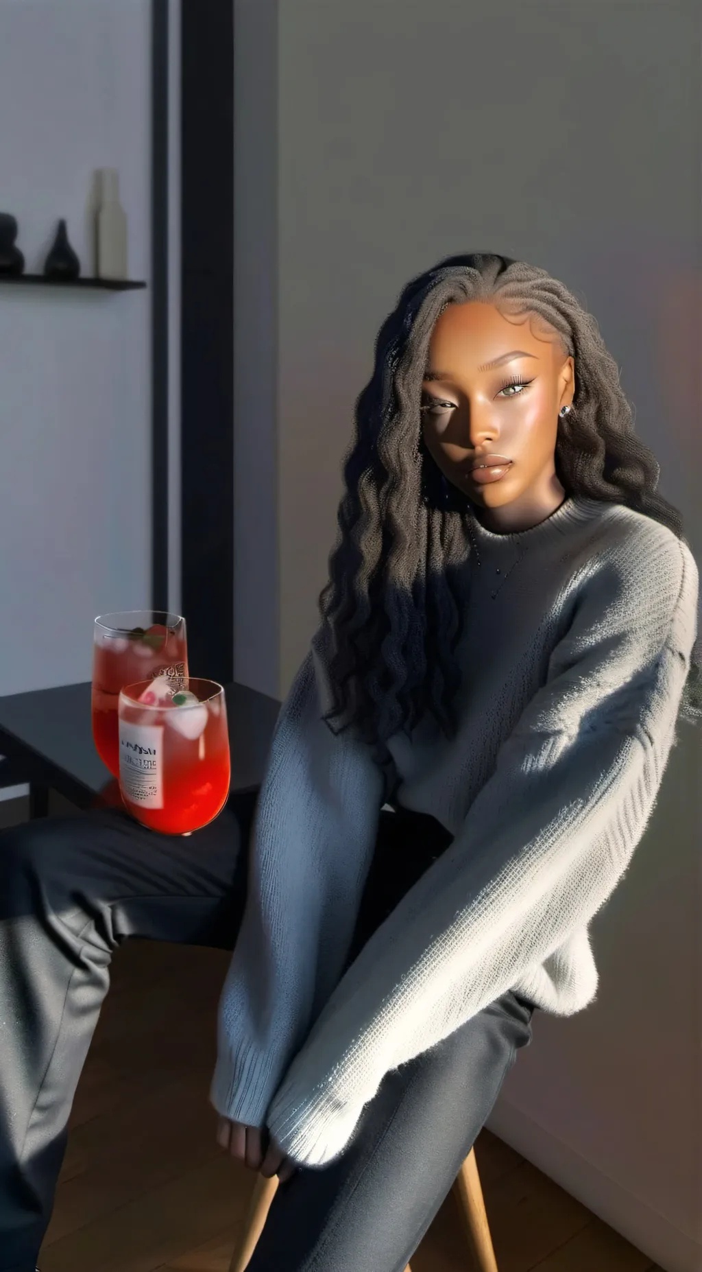 ai character: Kaylah💞 background