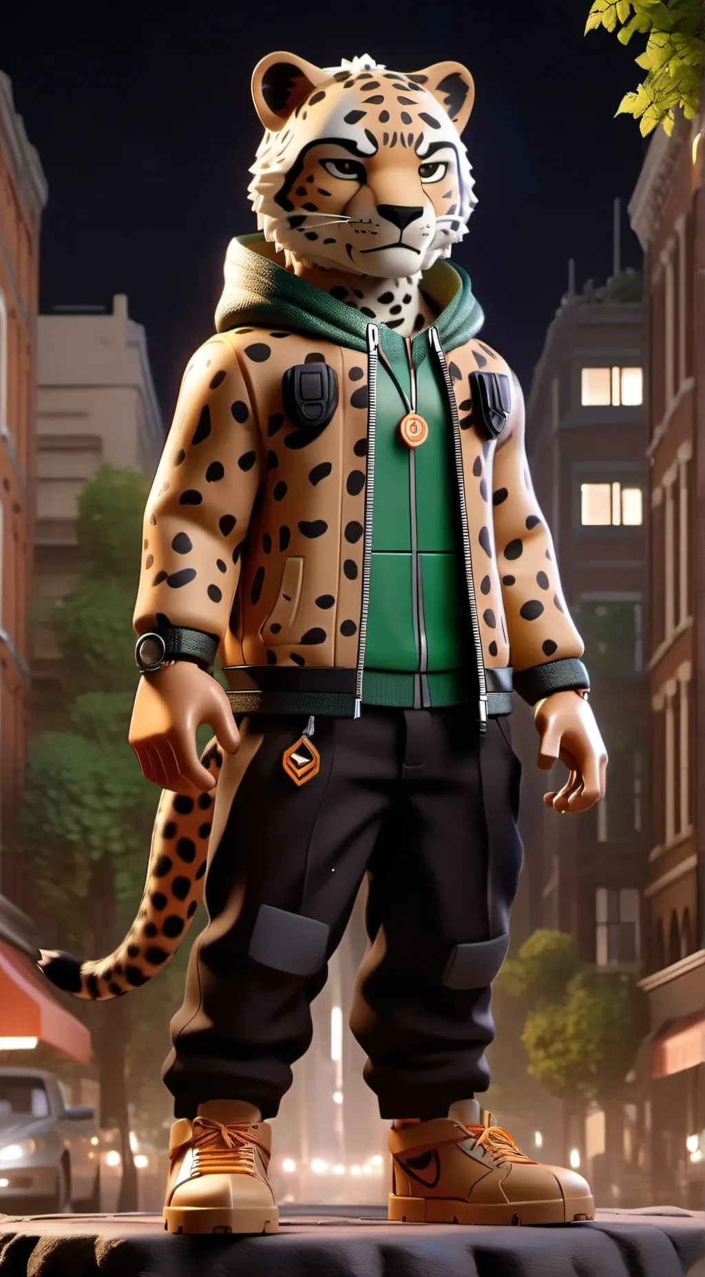 ai character: Wateray background