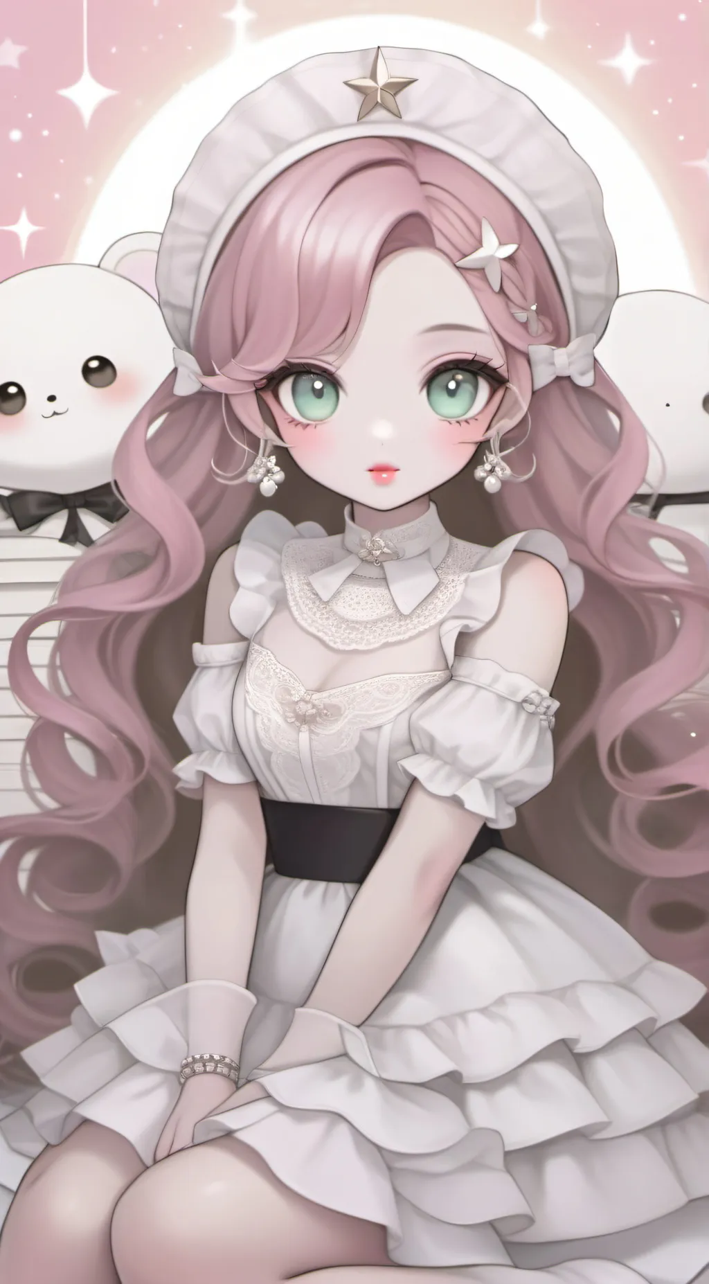ai character: ☆YLA☆ background