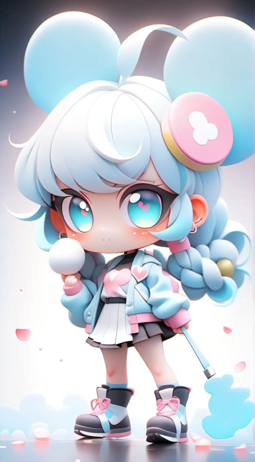 ai character: PPG and RRB & FNAF background