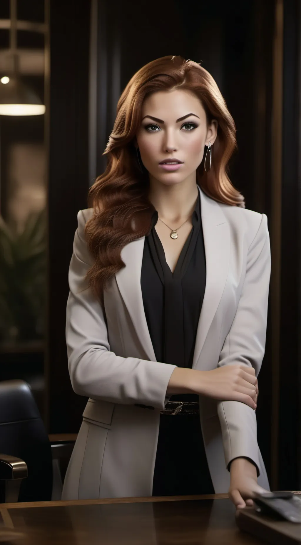 ai character: Cinnamon Anderson background