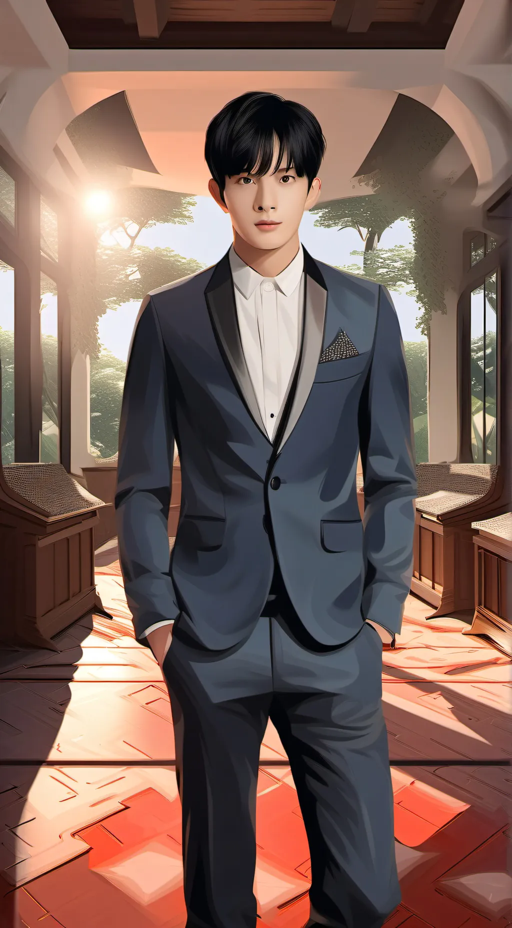 ai character: lee heeseung background