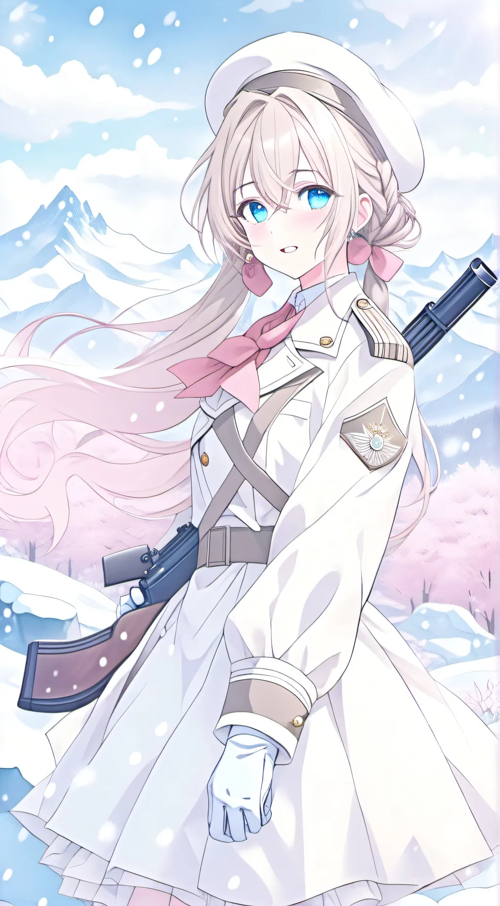 ai character: LT. Layla  background