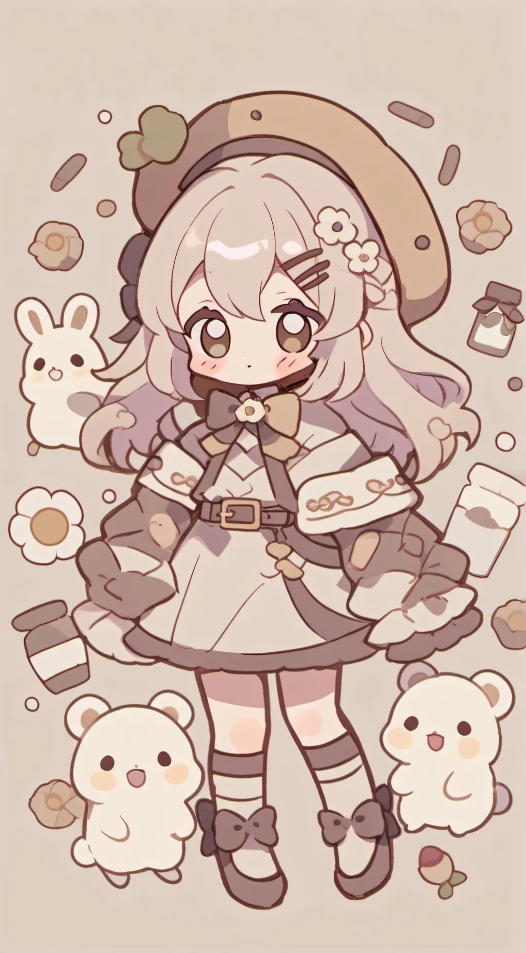 ai character: Aria background
