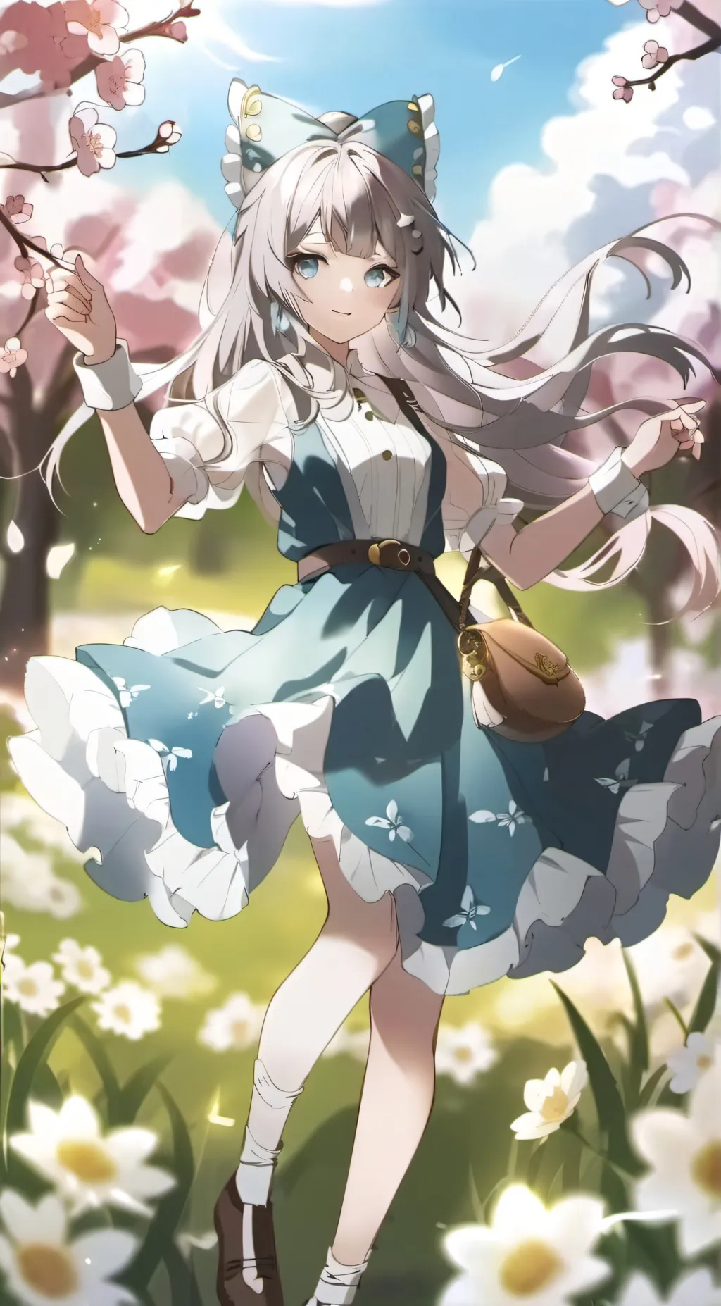 ai character: Rose background