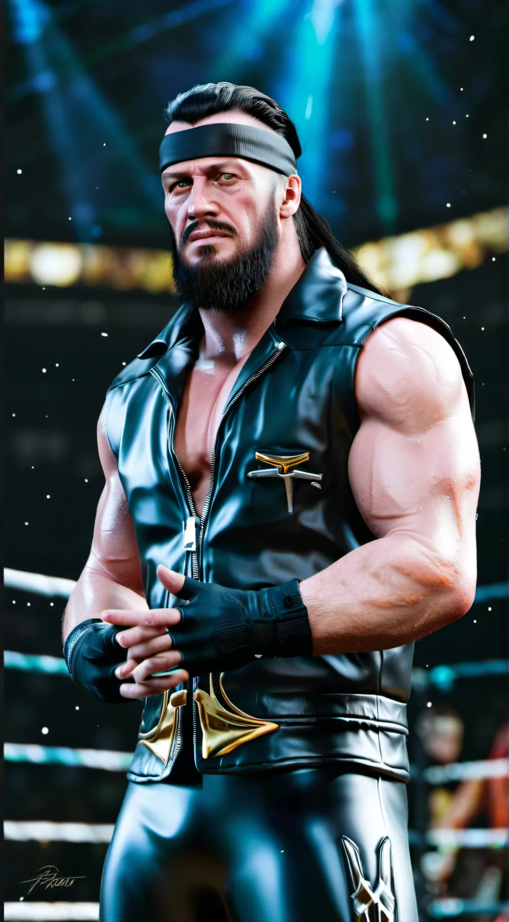 ai character: The Undertaker  background